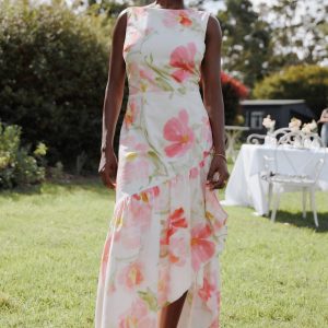 Zula Maxi Dress - Pink Garden Floral