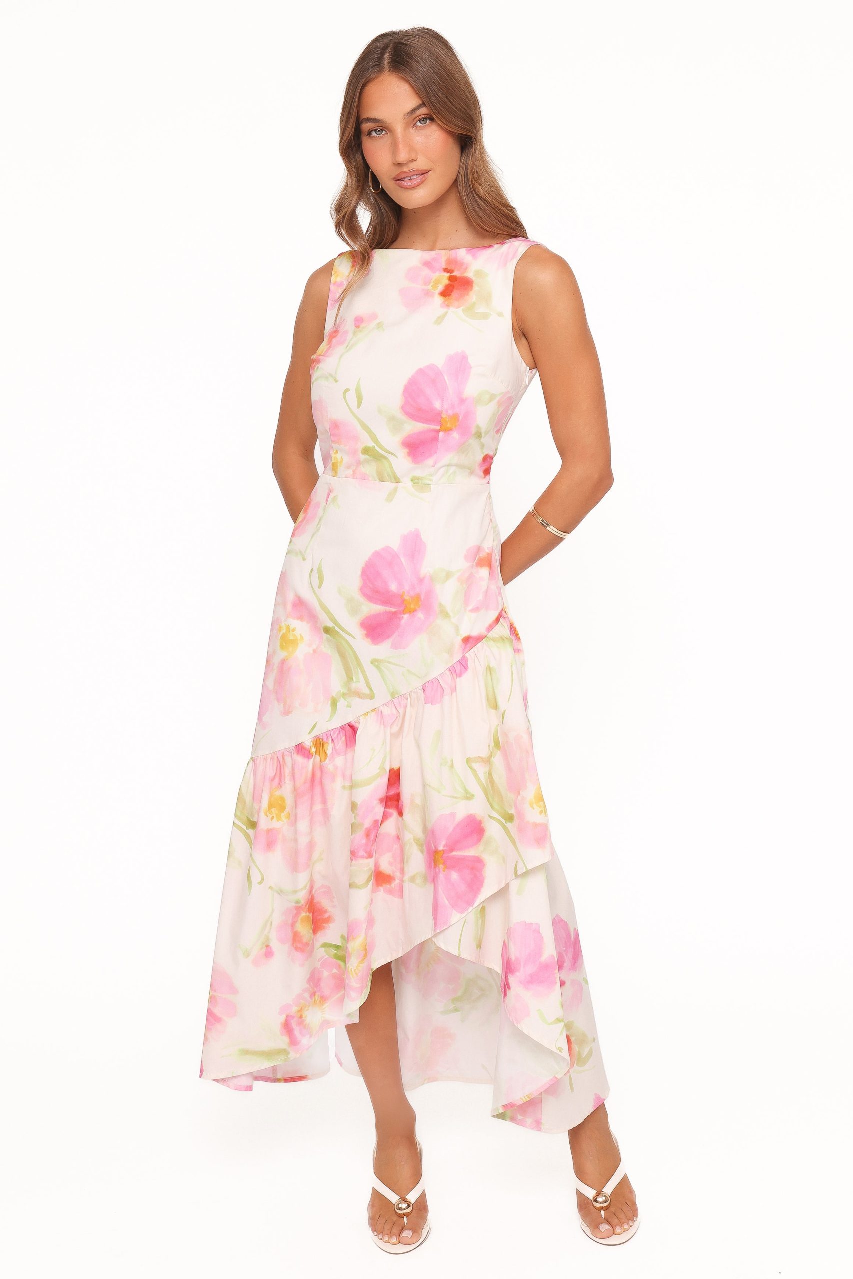 Zula Maxi Dress - Pink Garden Floral - Image 2