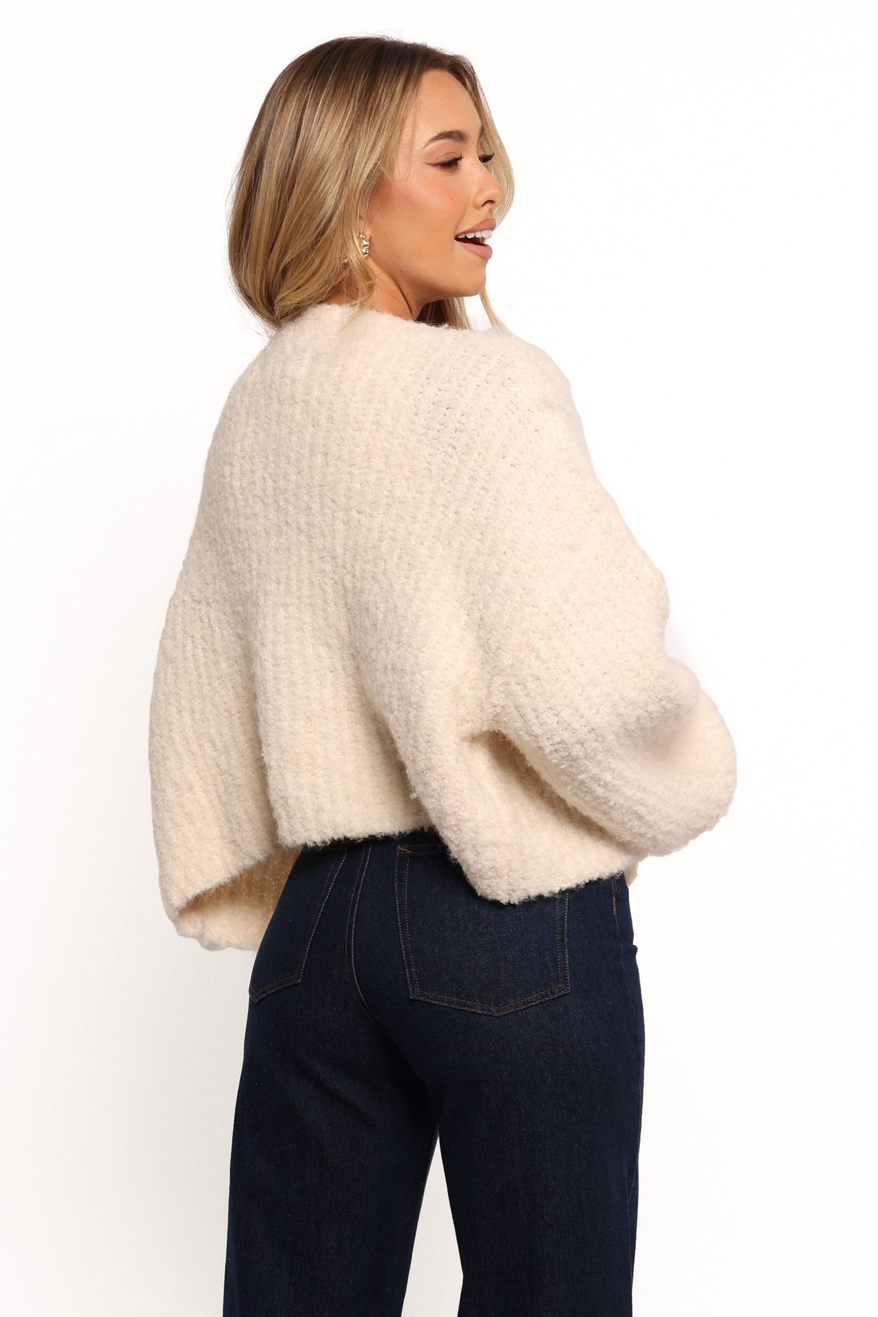 Albertine Cardigan - White - Image 5
