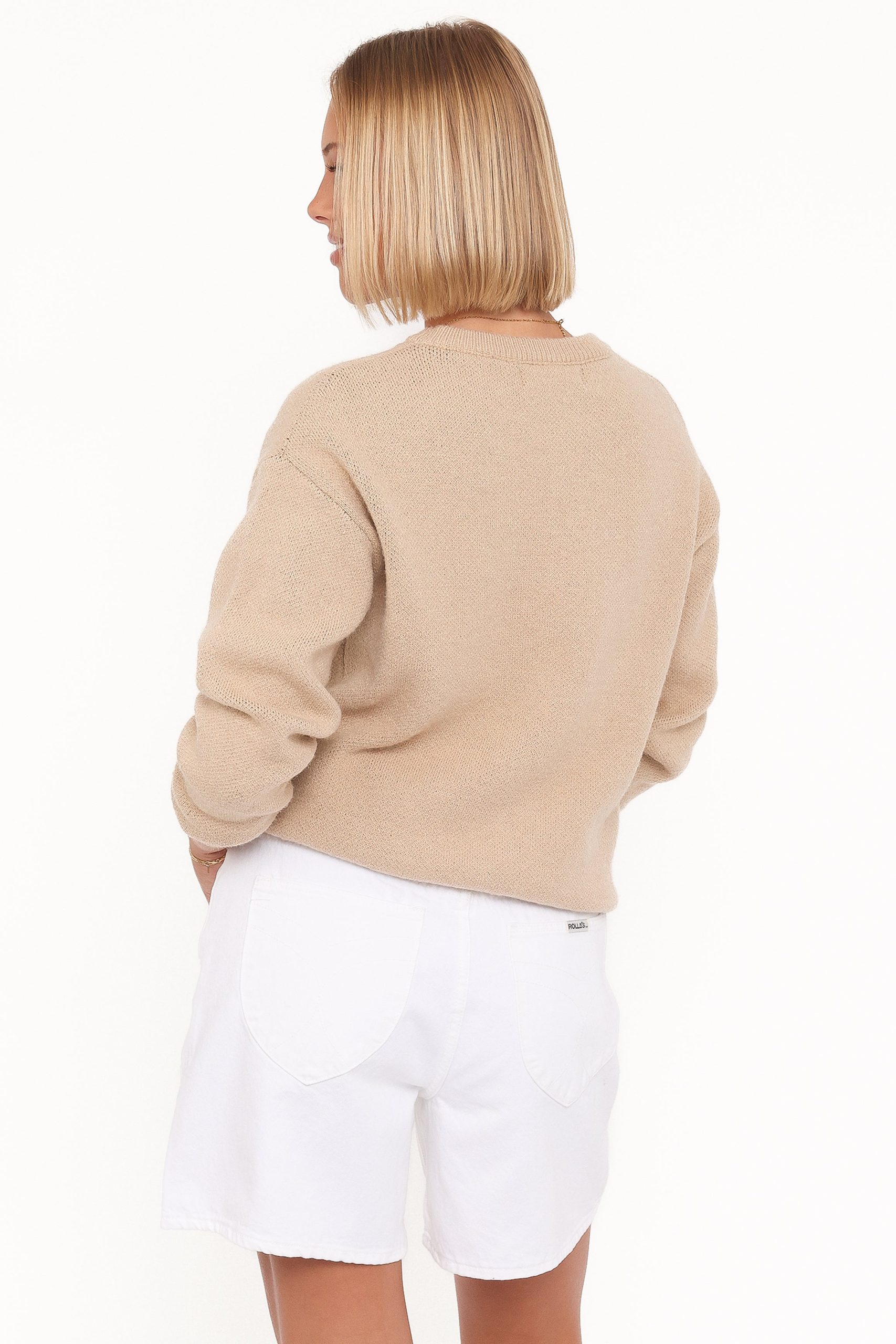 Amber Dachshund Sweater - Beige - Image 5