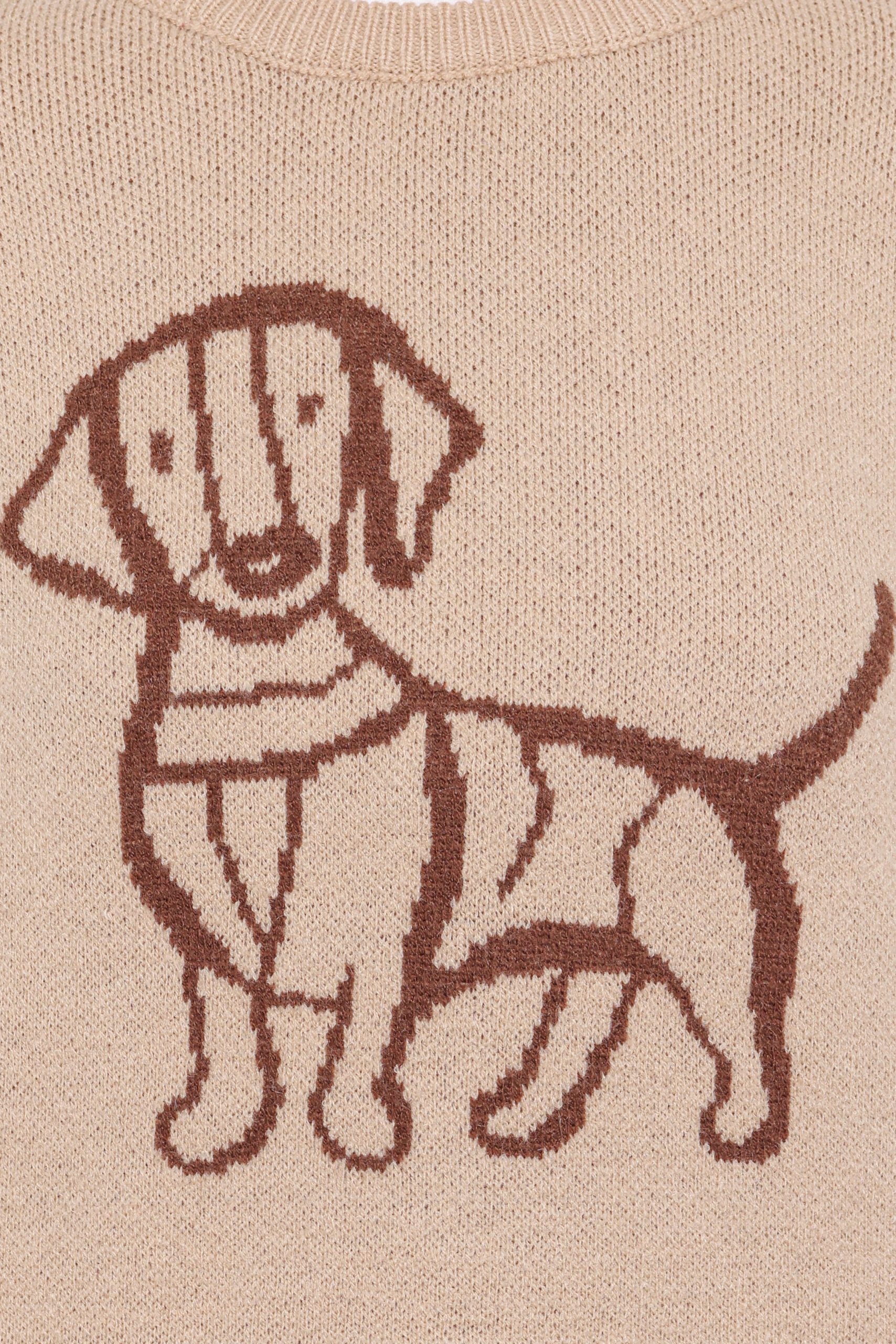 Amber Dachshund Sweater - Beige - Image 7