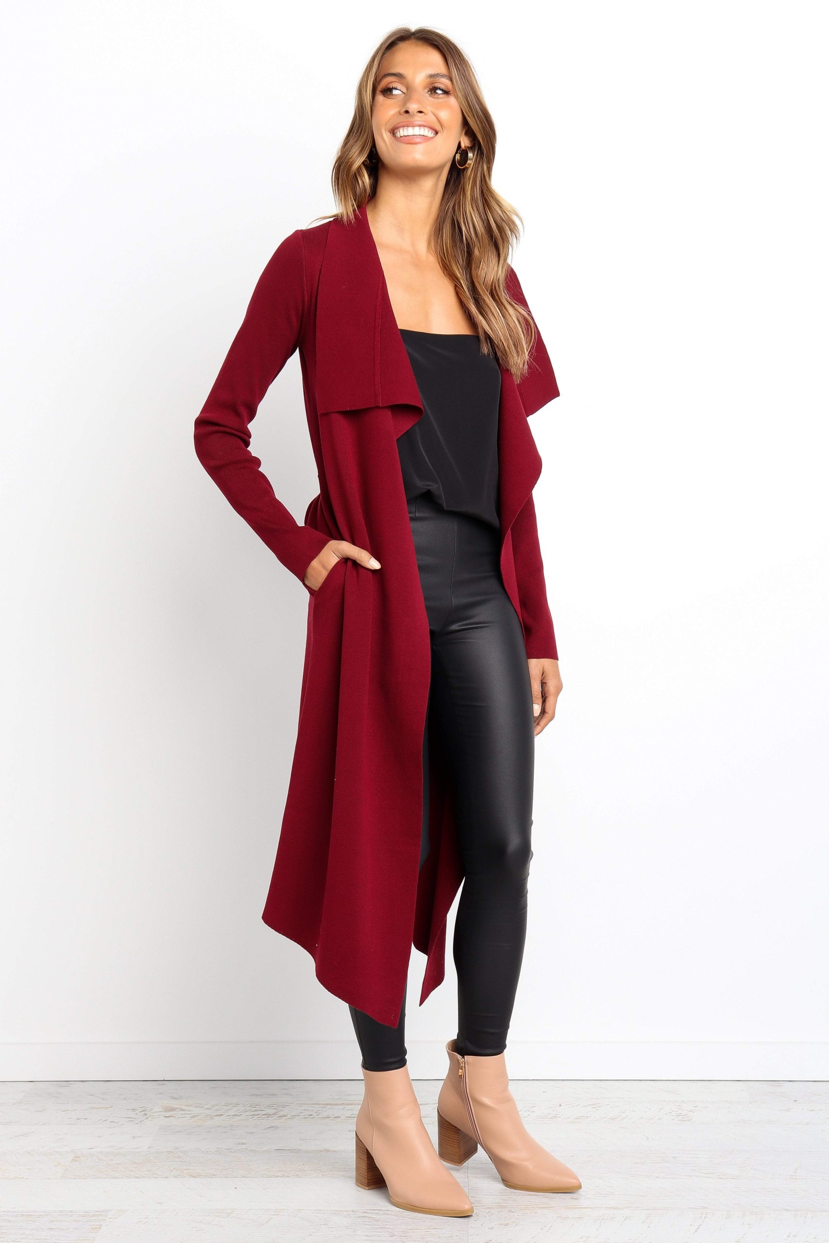 Audrina Cardigan - Berry - Image 5