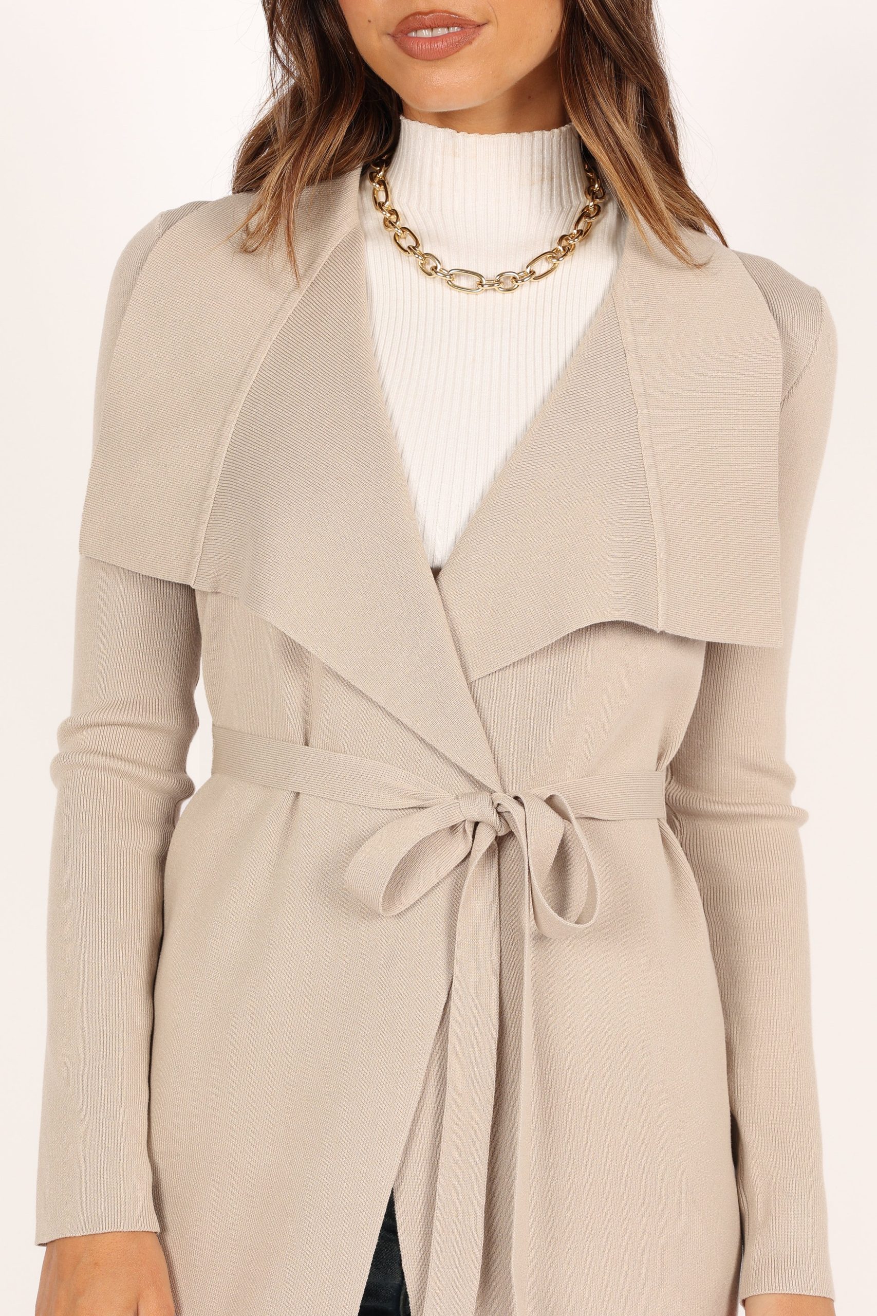 Audrina Cardigan - Stone - Image 3