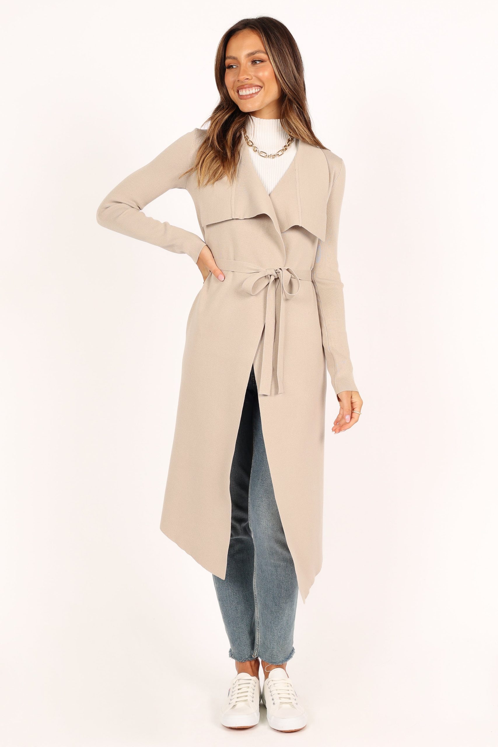 Audrina Cardigan - Stone - Image 2