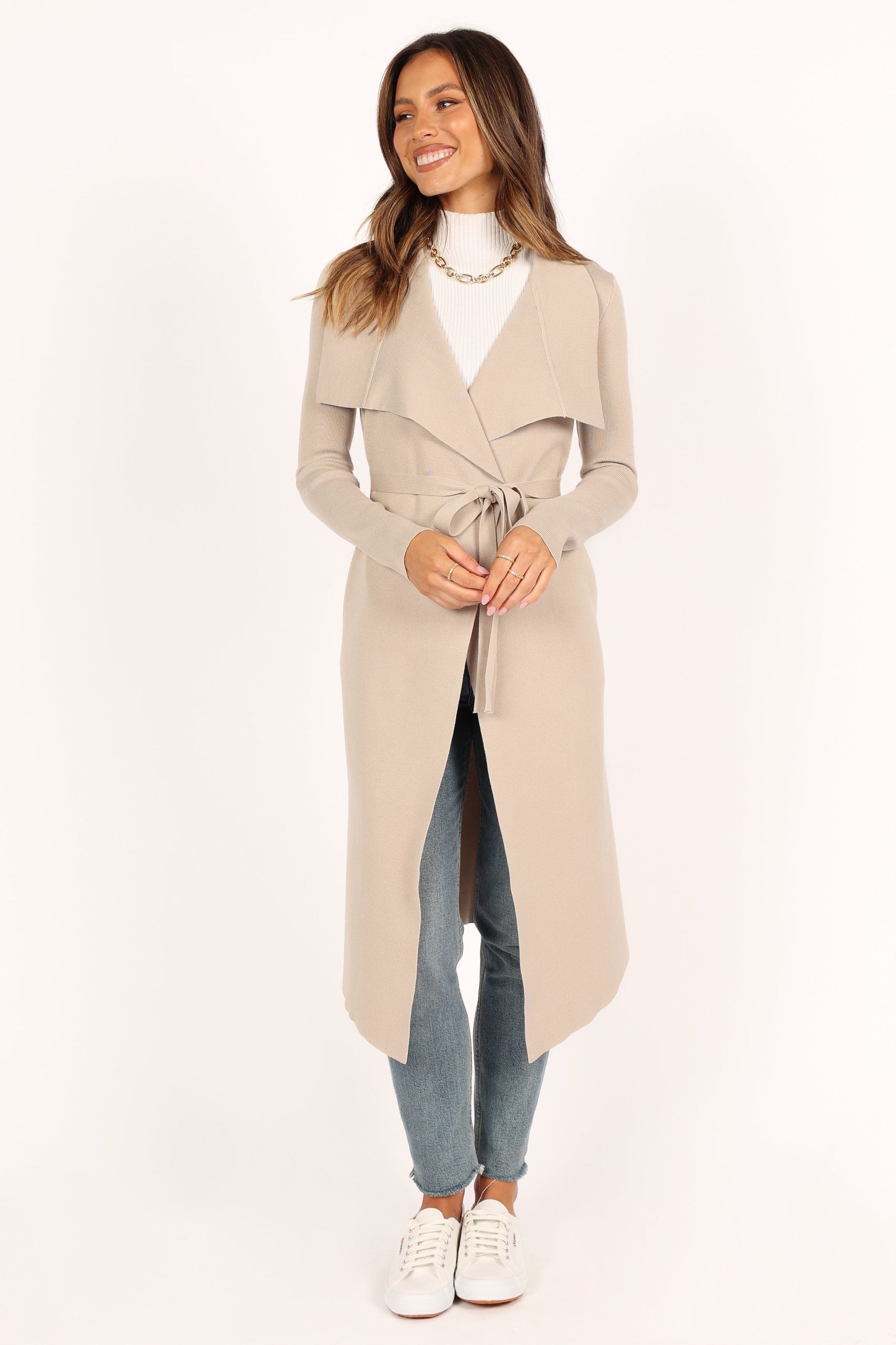 Audrina Cardigan - Stone - Image 7