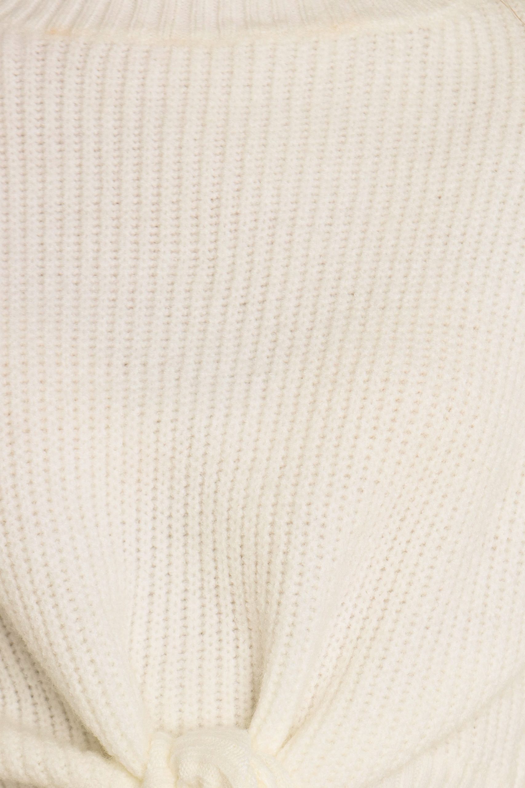 Captivate Knit Sweater - Cream - Image 10