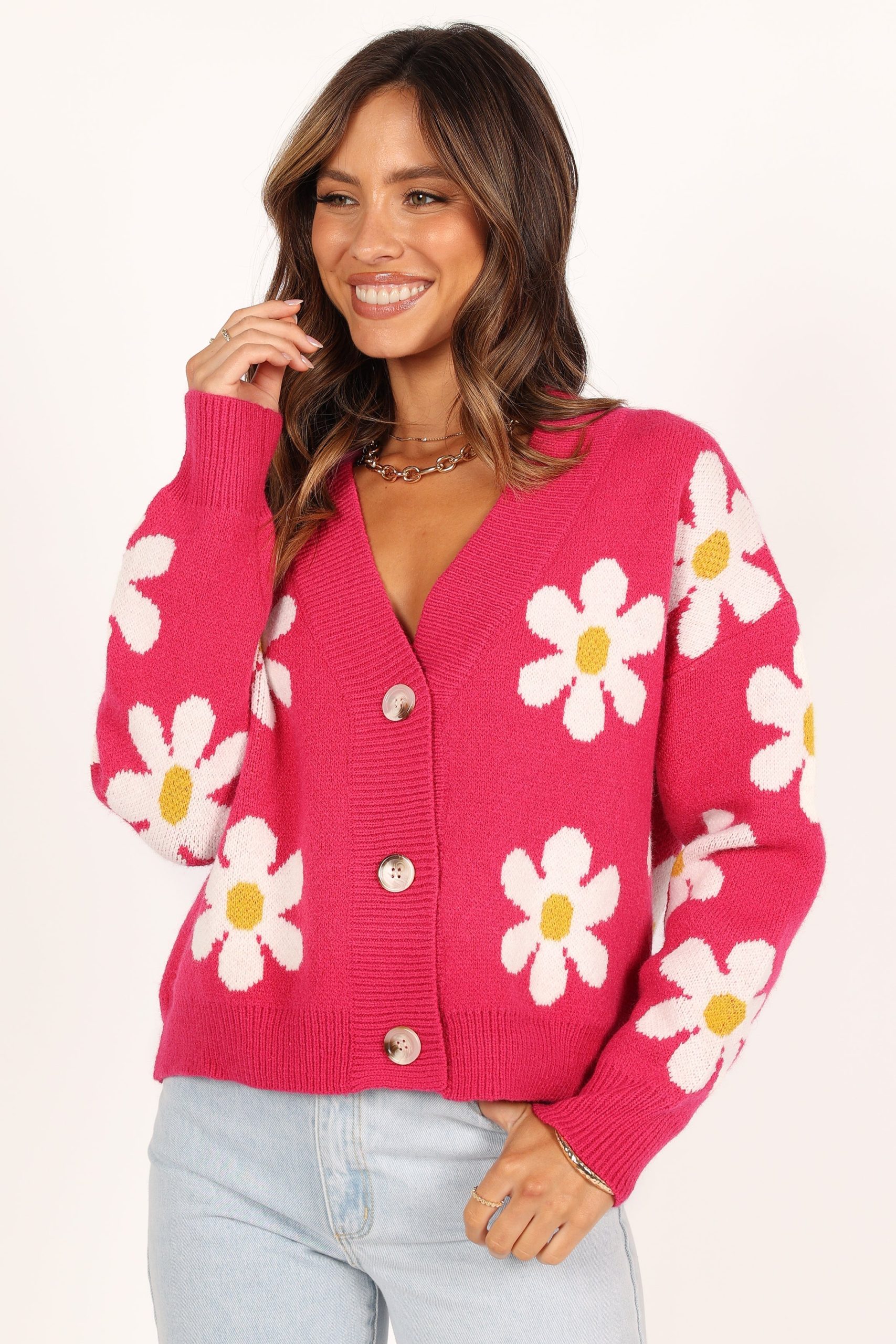 Daisy Cardigan - Orchid - Image 4