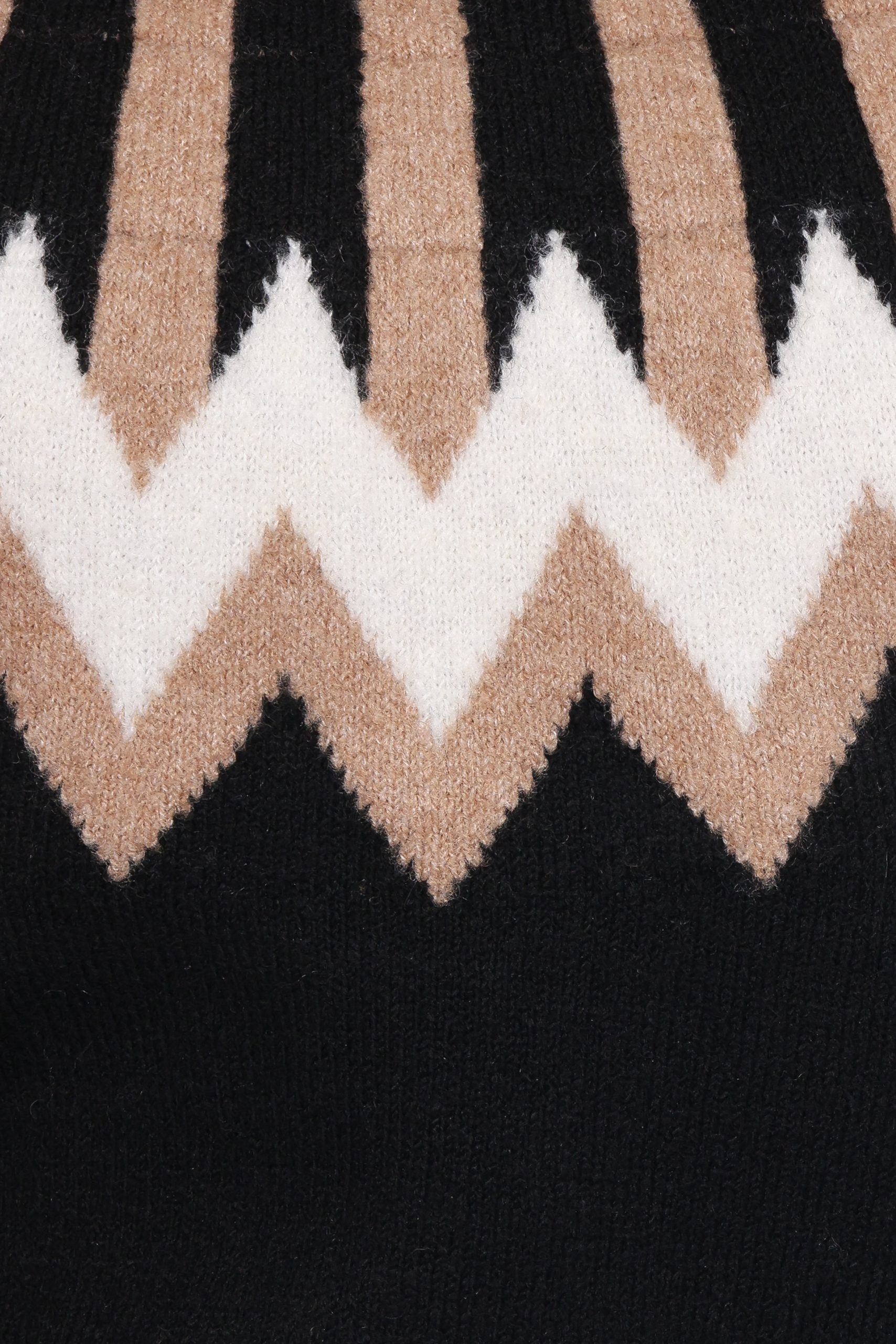 Donner Fairisle Mockneck Sweater - Black - Image 6