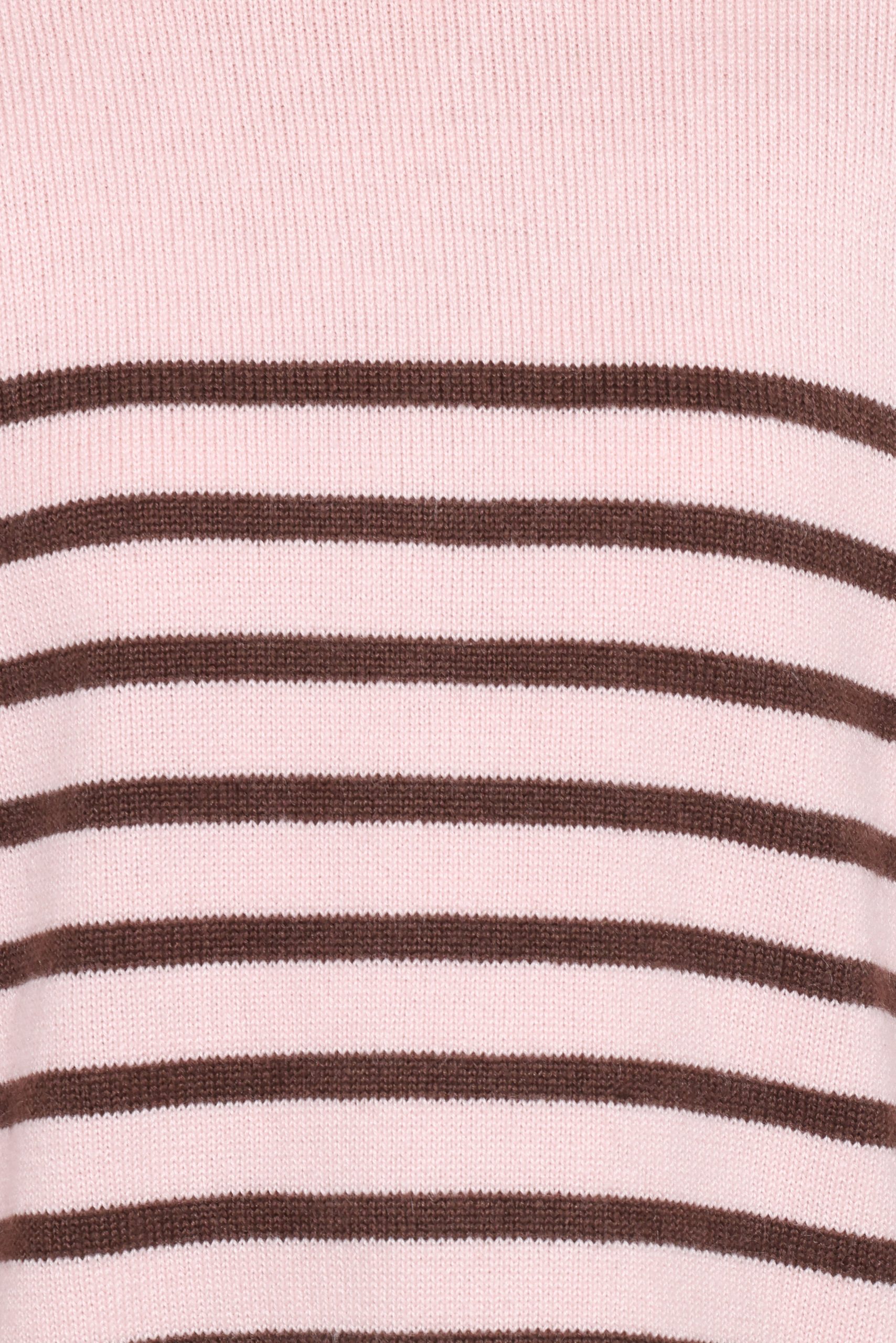 Eleanora Striped Knit Pullover Sweater - Pink - Image 7