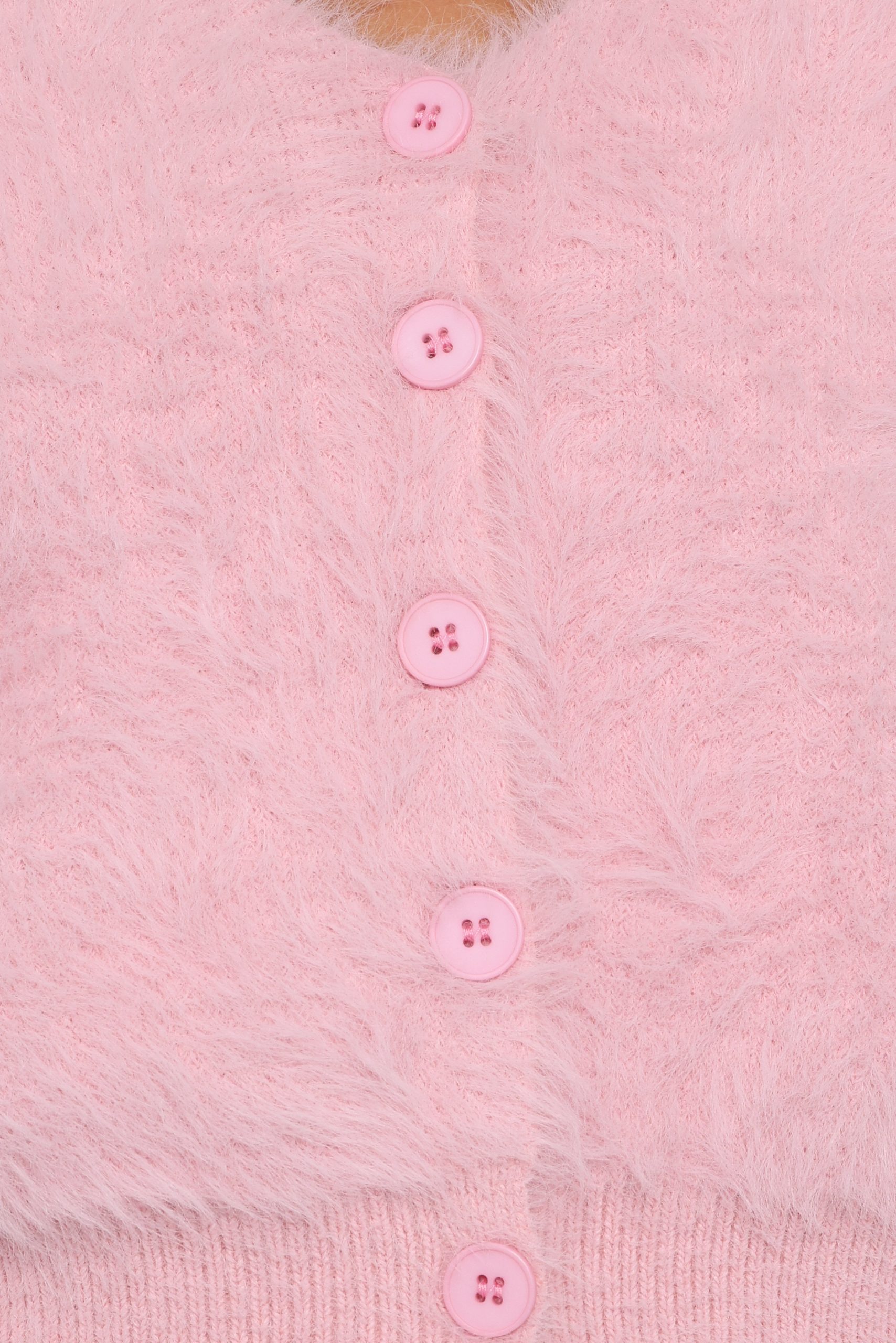 Evelin Cropped Cardigan - Pink - Image 6