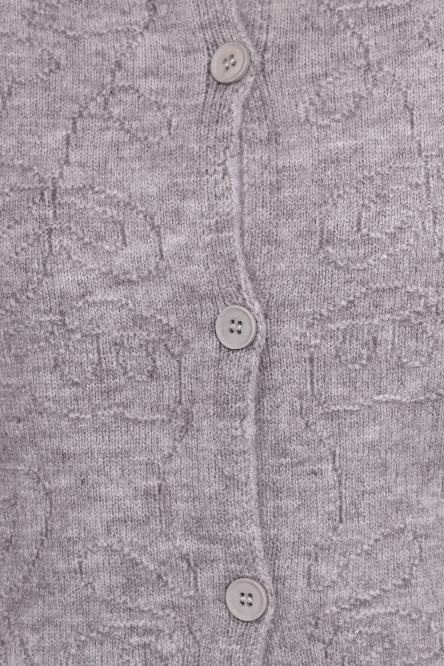 Fauna Tonal Floral Cardigan - Heather Grey - Image 7