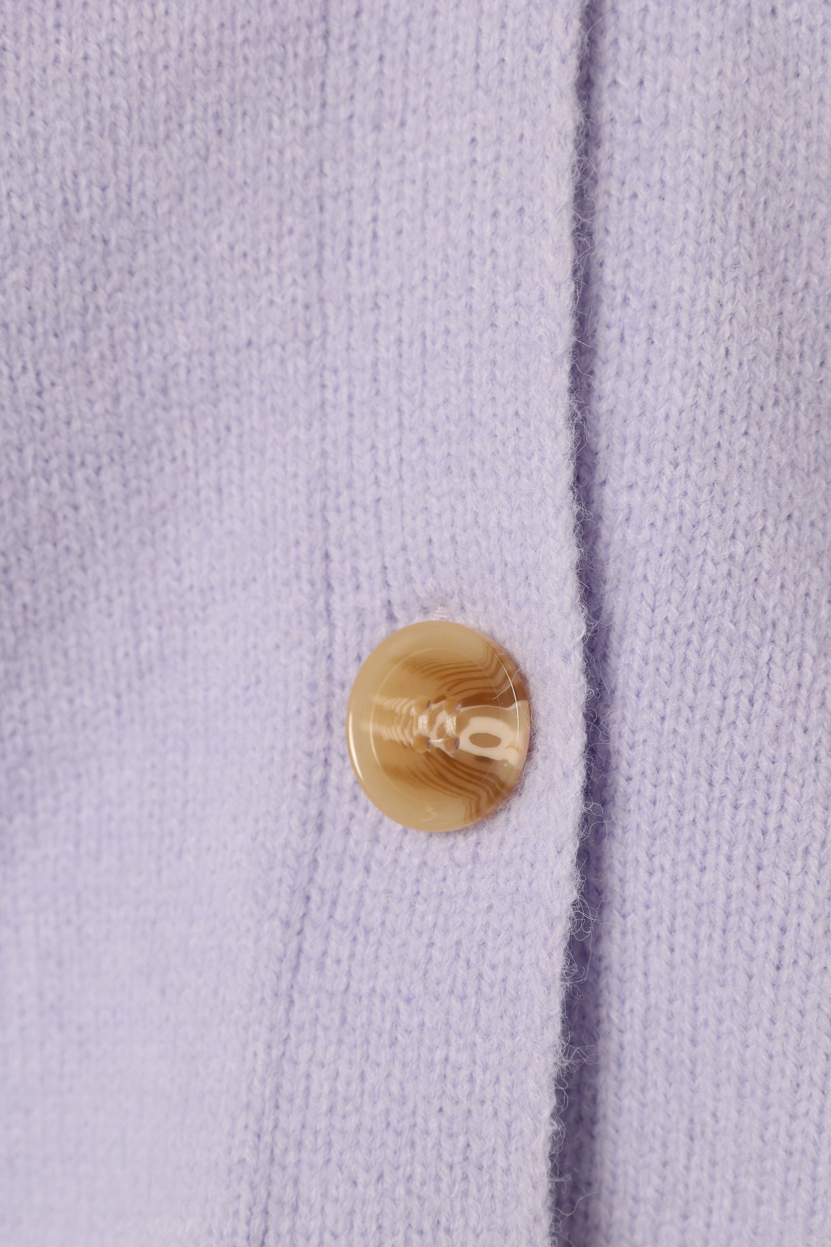Isabel Button Front Cardigan - Lilac - Image 10