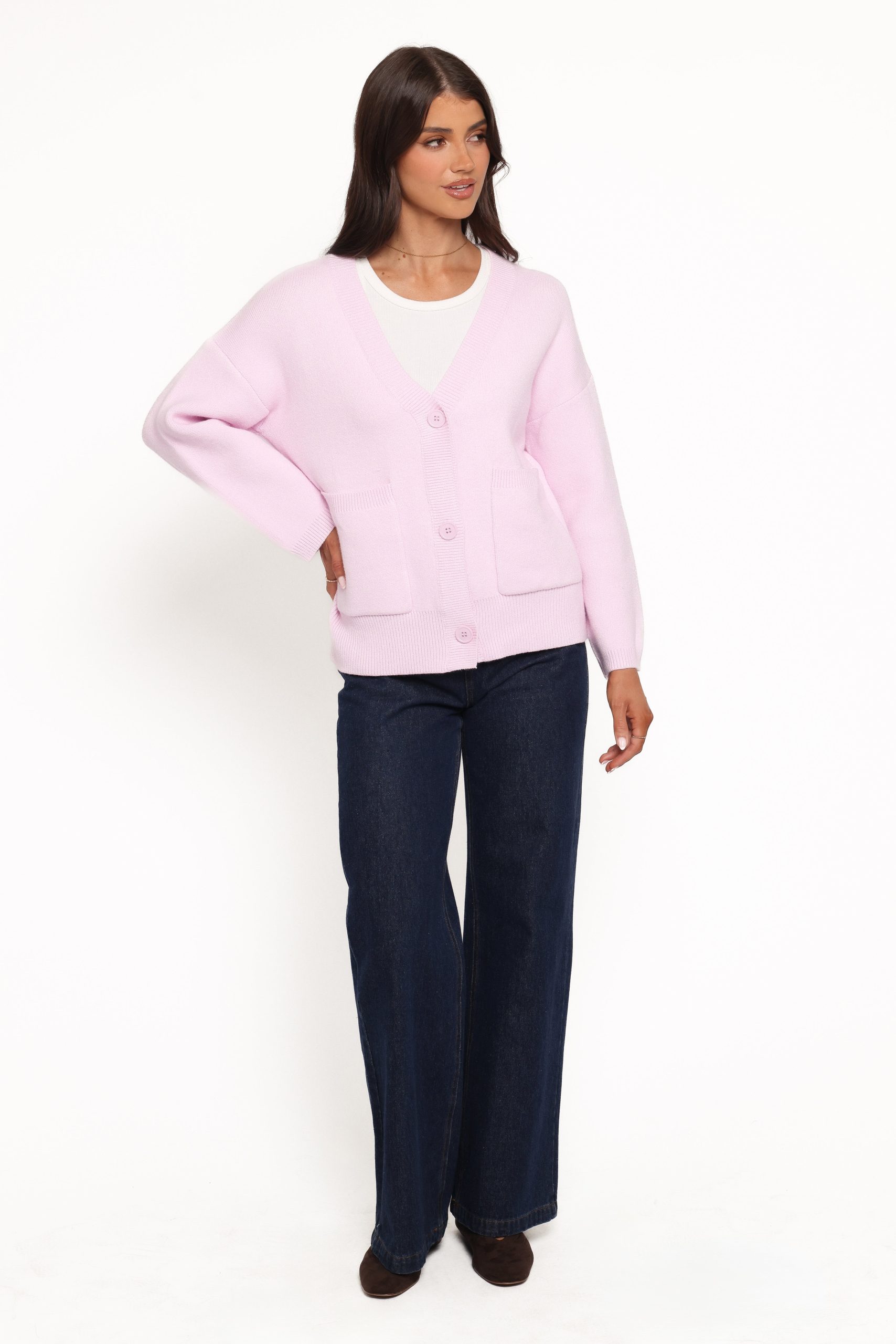 Jayden Cardigan - Pale Pink - Image 6