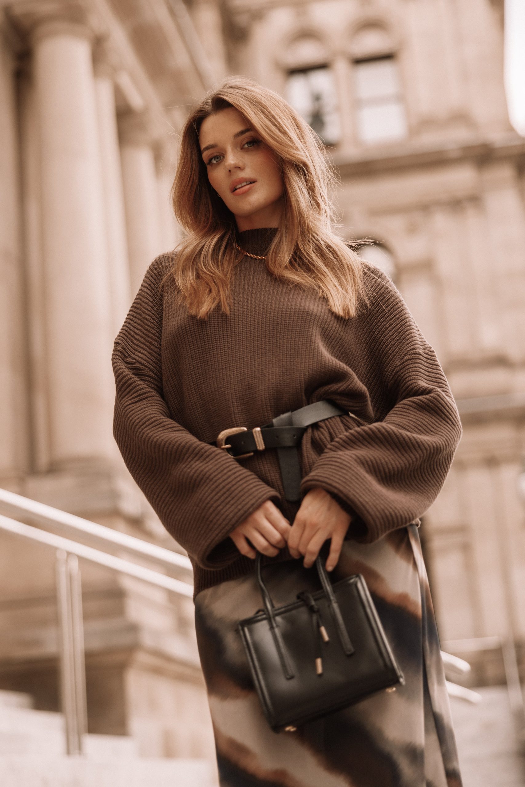 Katty Knit Sweater - Chocolate Brown - Image 2