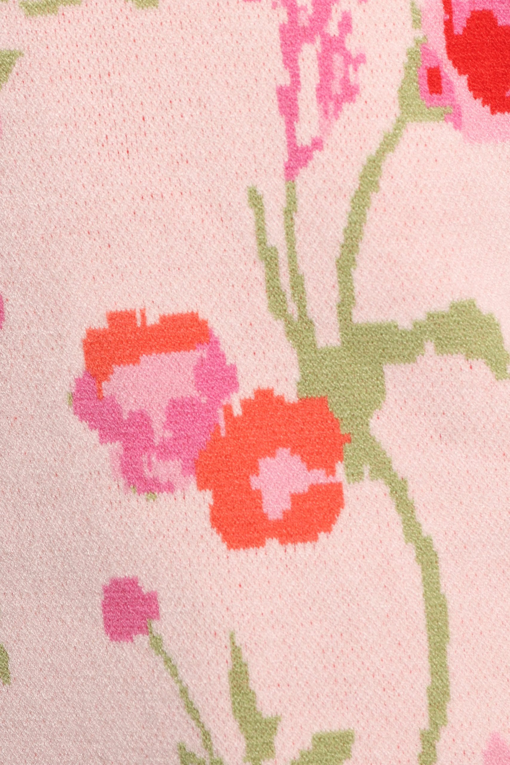 Keegan Flower Knit Sweater - Pink - Image 7