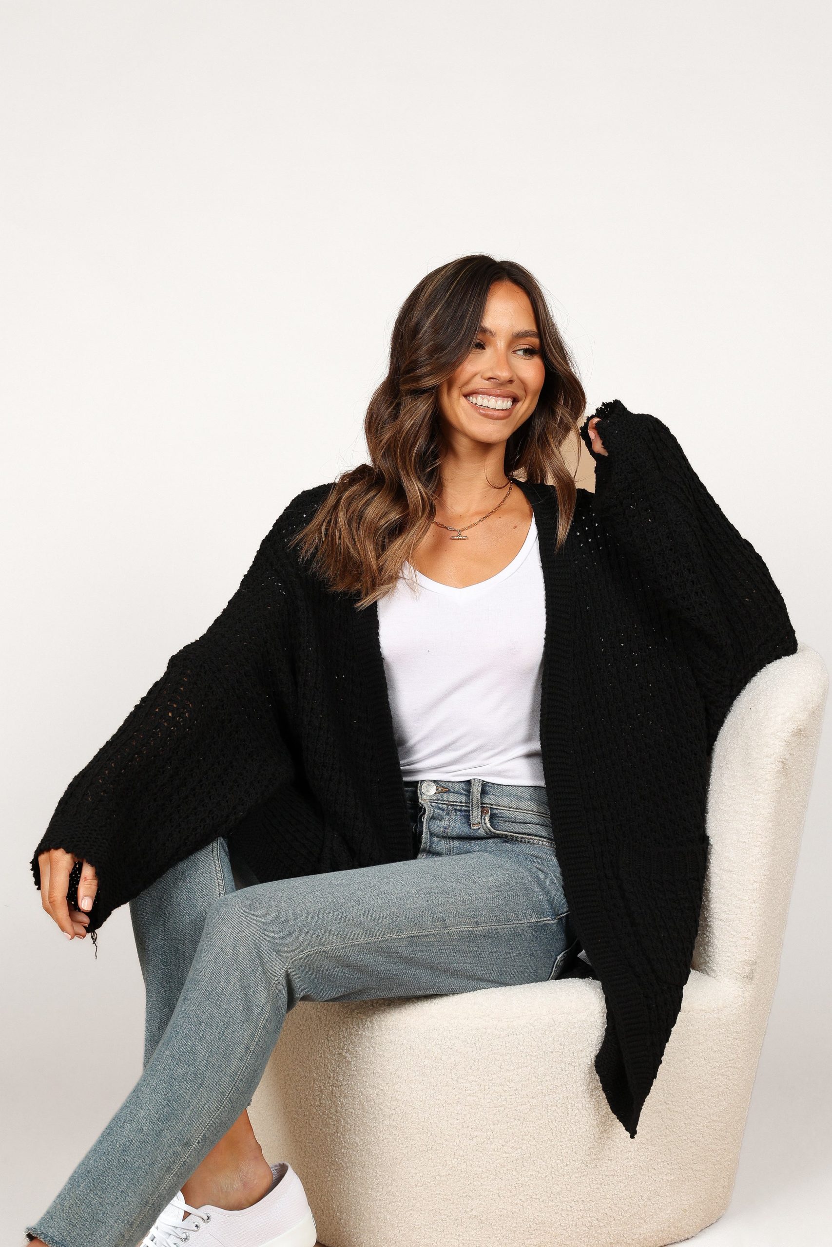 Leyonie Cardigan - Black - Image 7