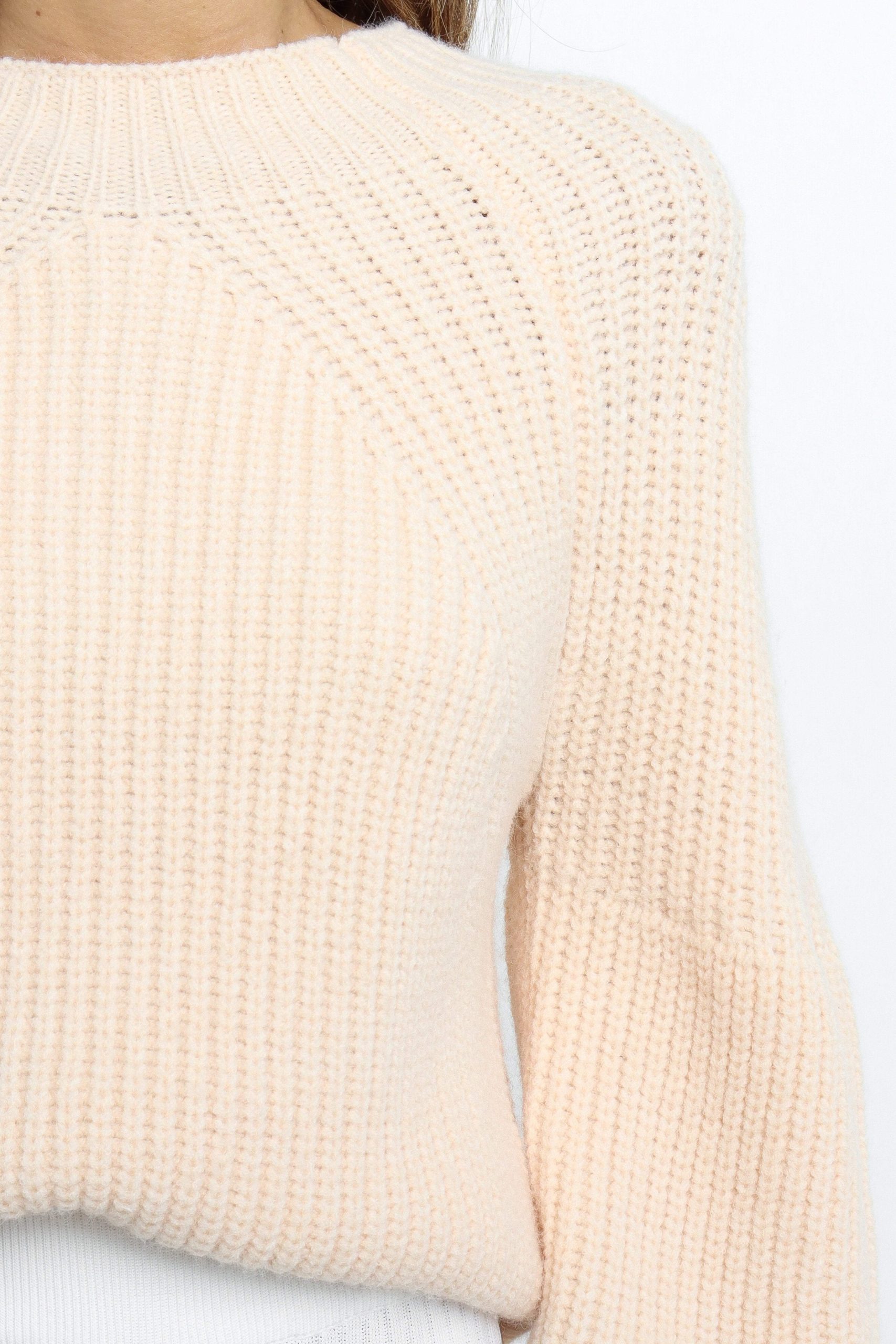 London Knit Sweater - Beige - Image 4