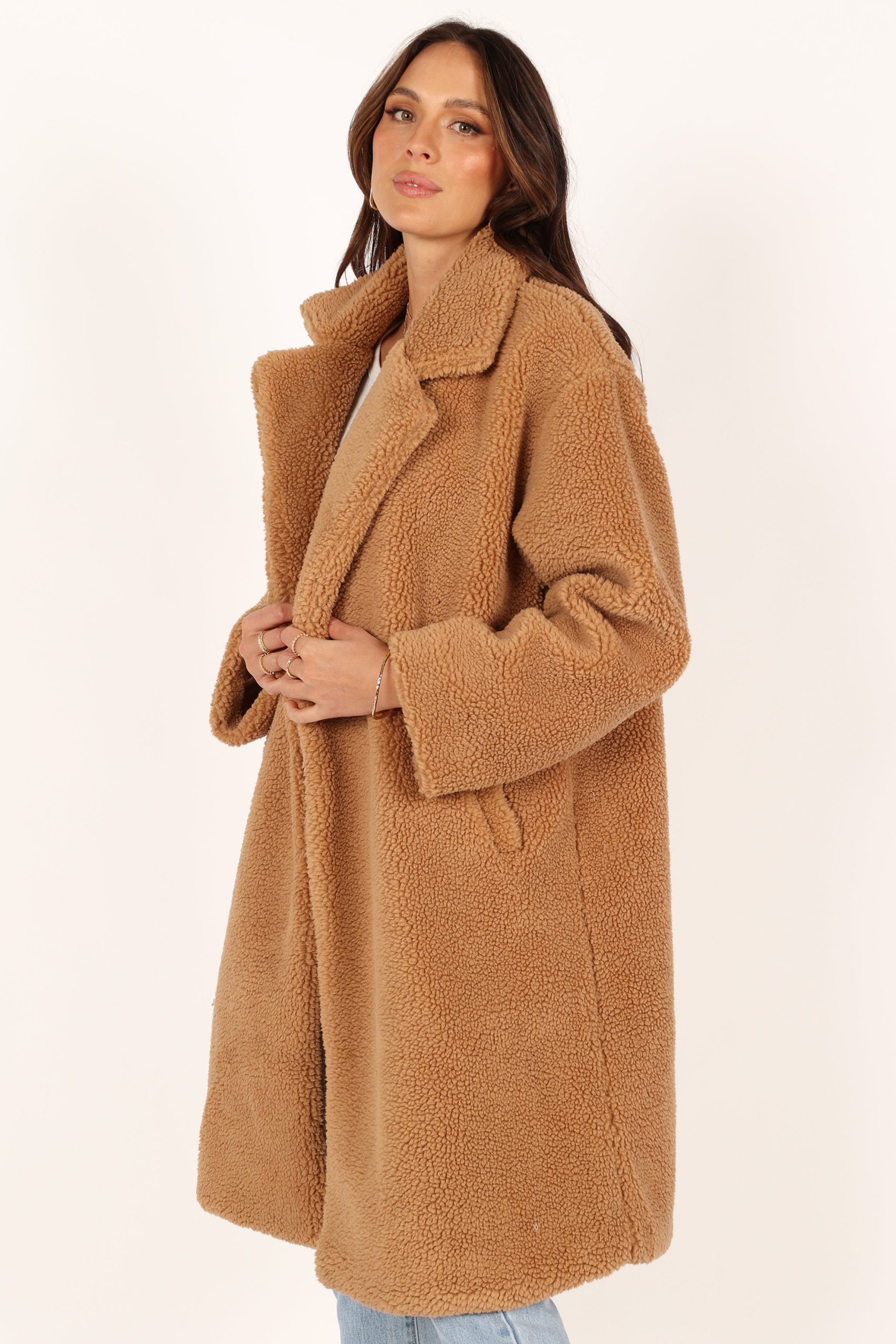 Beatrice Faux Fur Coat - Camel - Image 8