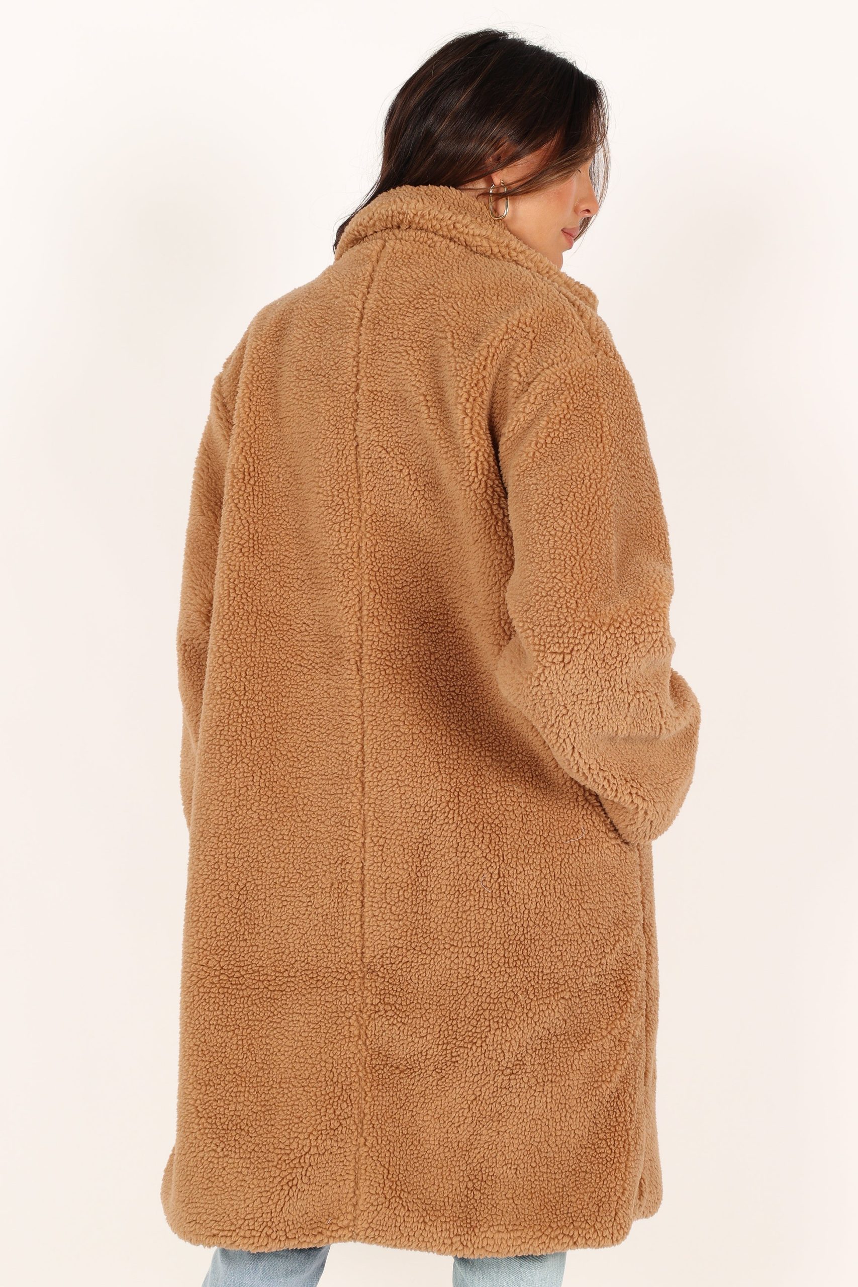 Beatrice Faux Fur Coat - Camel - Image 9