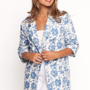 Billie Blazer - White/Blue