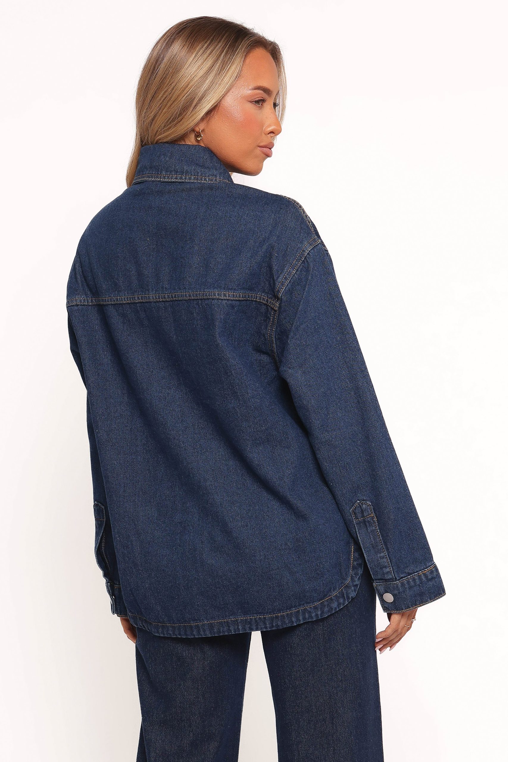 Dede Denim Shacket - Denim - Image 5