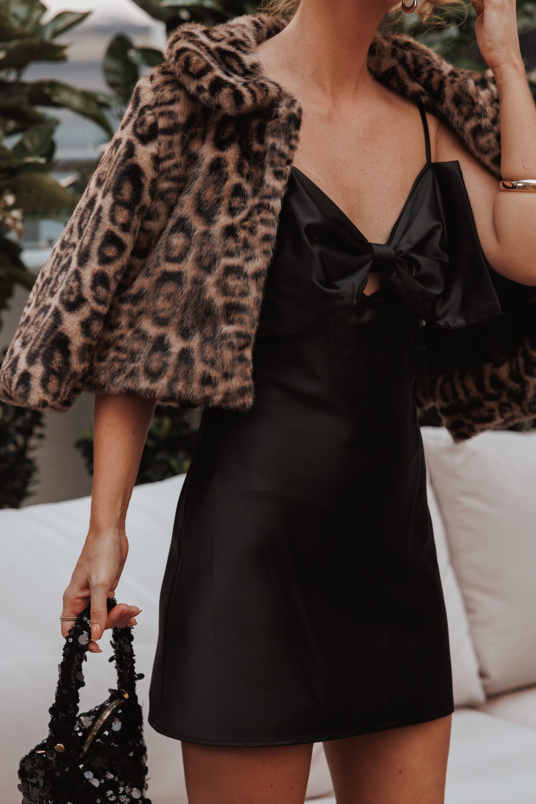 Florian Cropped Jacket - Leopard - Image 9