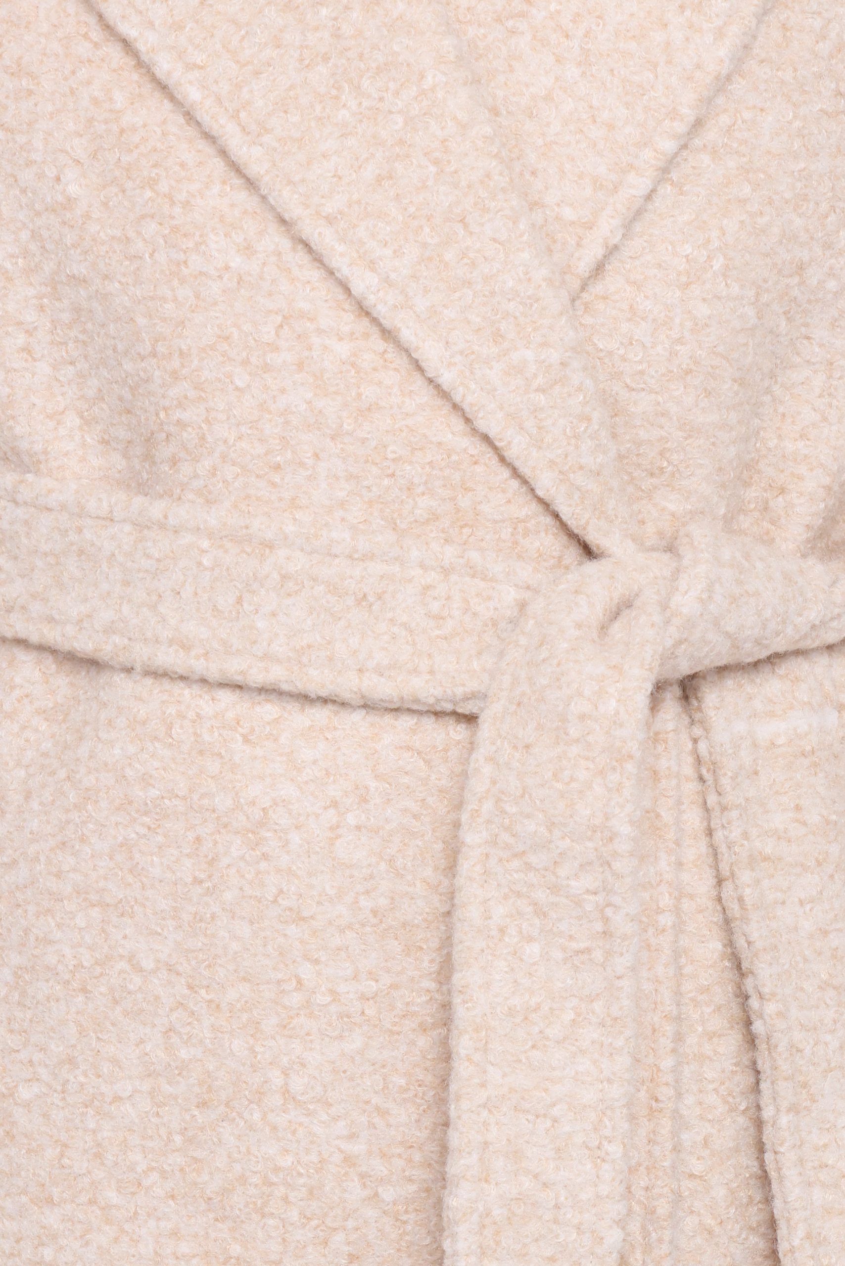 Goodie Shearling Coat - Cream - Image 7