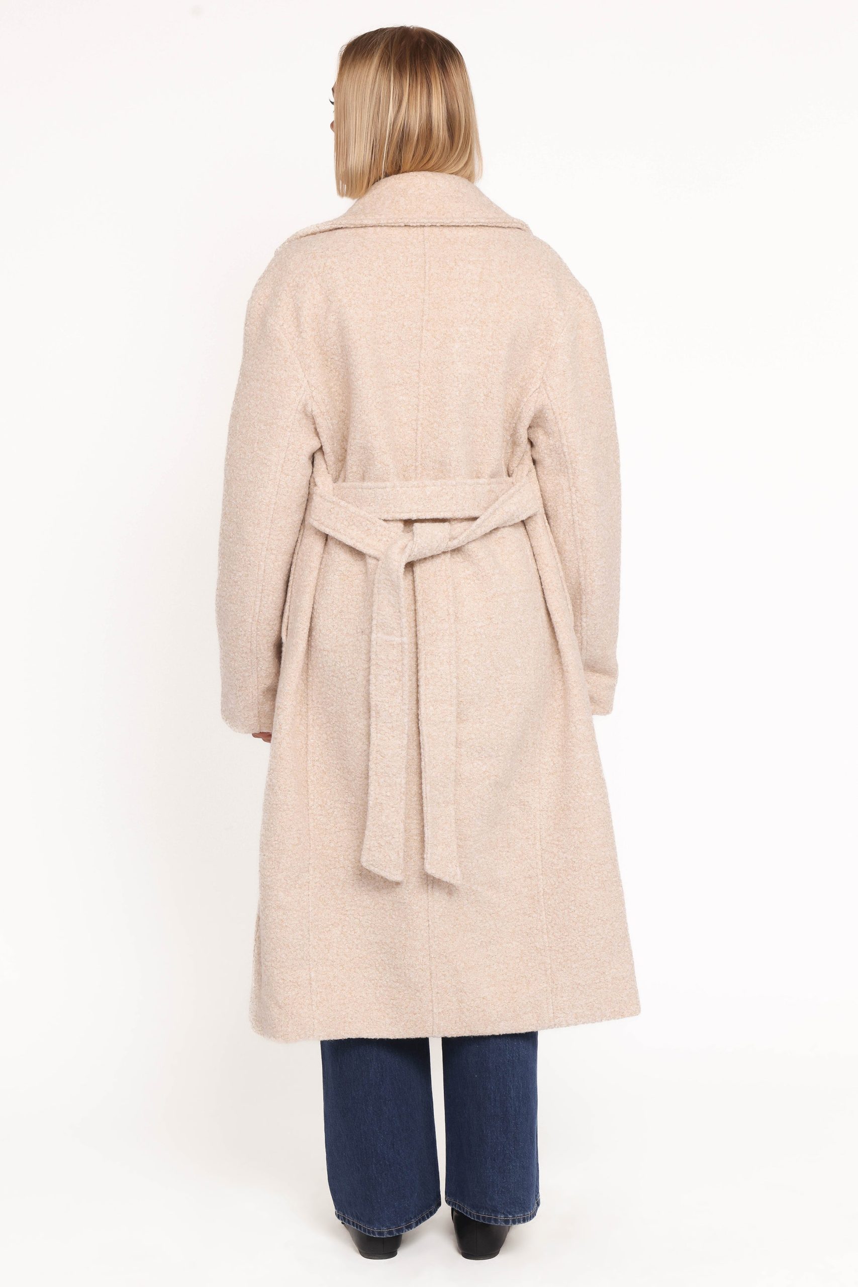 Goodie Shearling Coat - Cream - Image 3