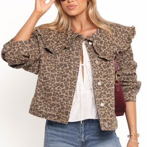 Jaelle Leopard Print Jacket - Leopard