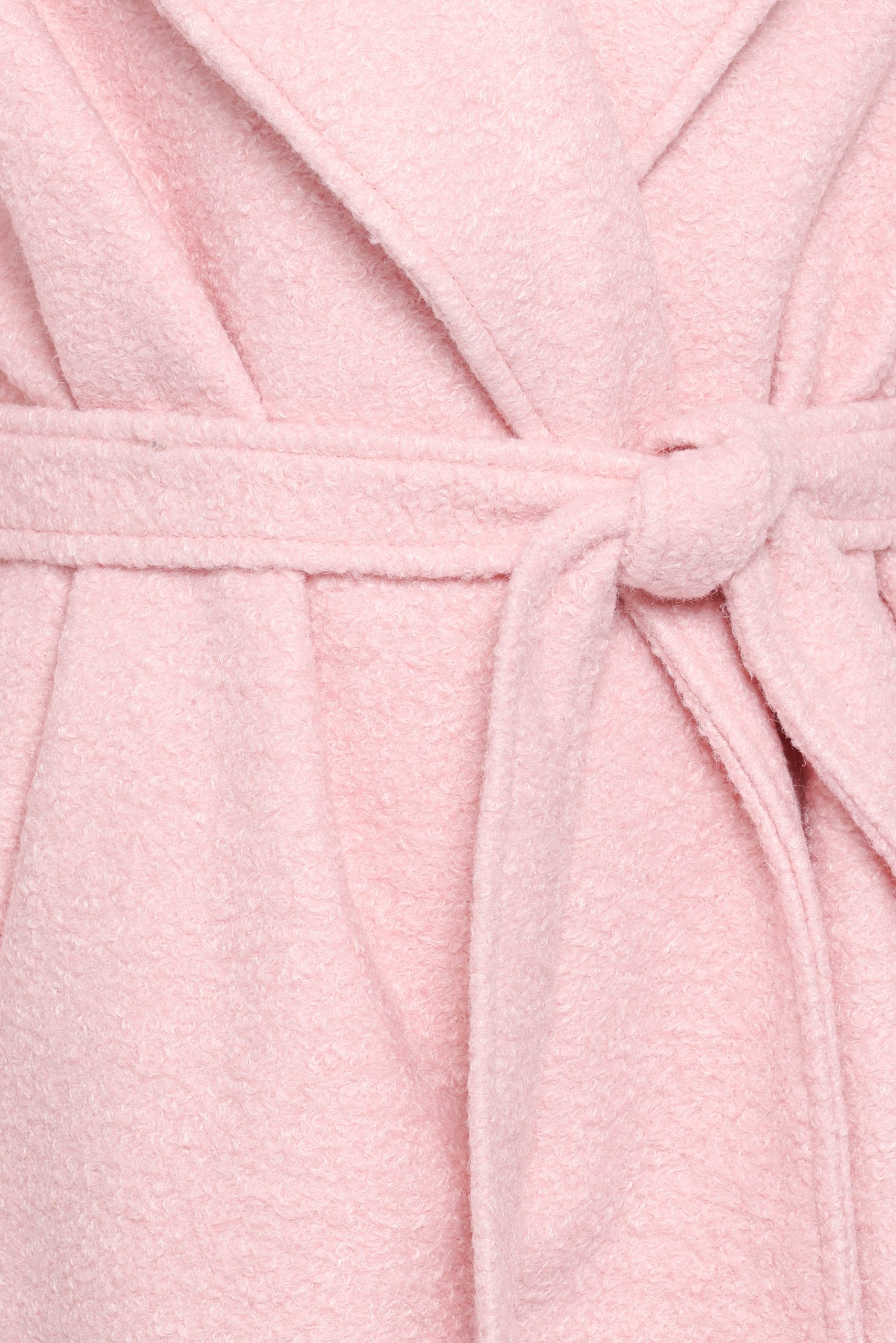 Jazzie Boucle Coat - Baby Pink - Image 8