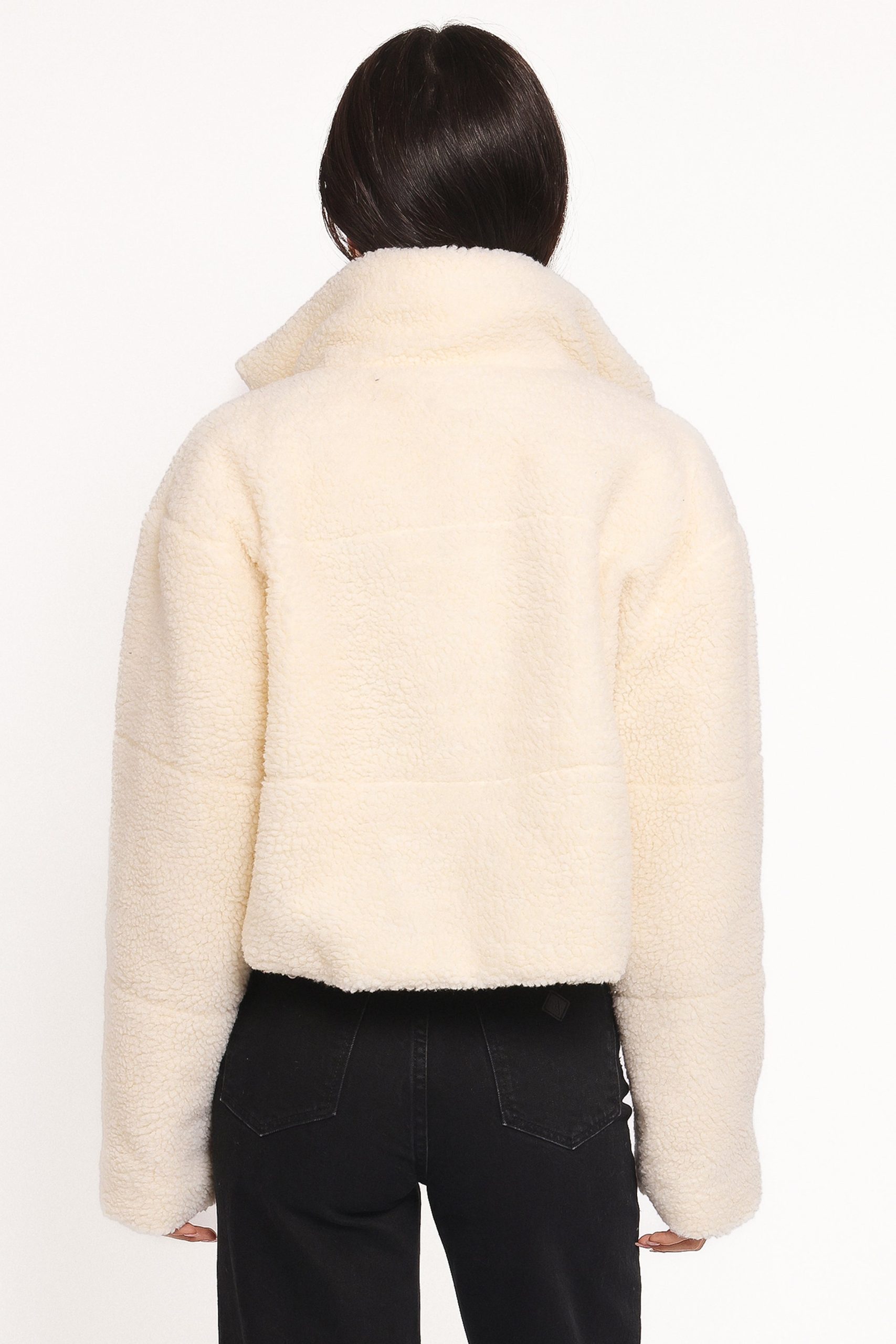Katerina Fleece Puffer - White - Image 4