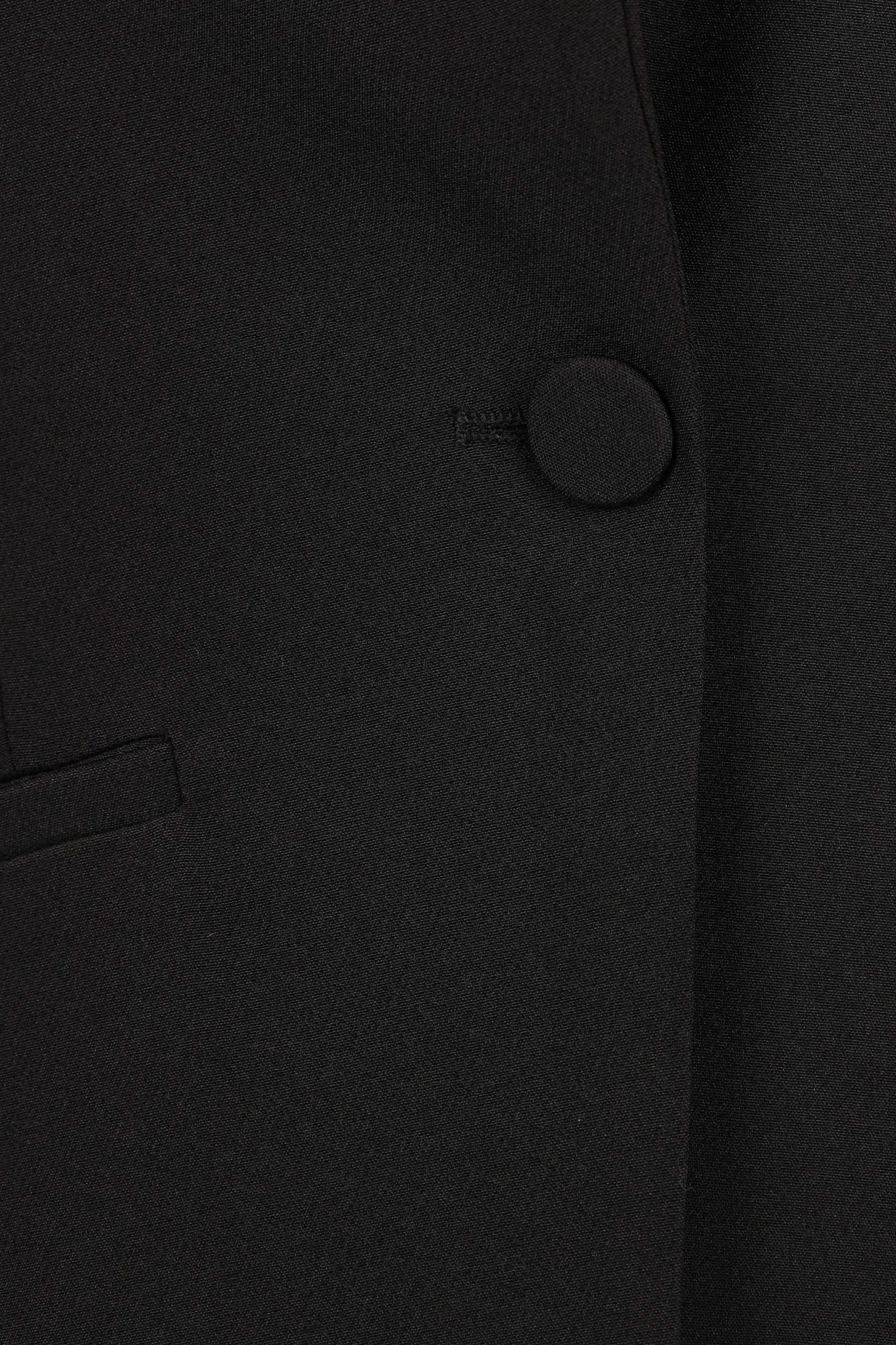 Kelby Slouch Sleeve Blazer - Black - Image 7