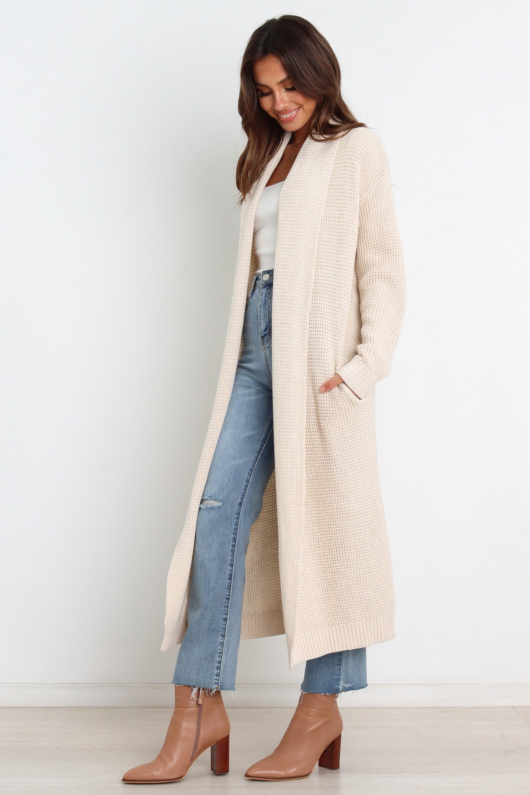 Lagos Cardigan - Cream - Image 2