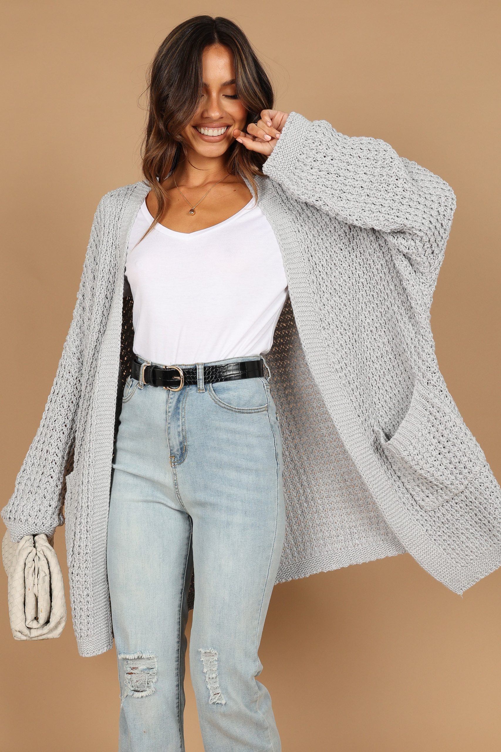 Leyonie Cardigan - Grey - Image 7