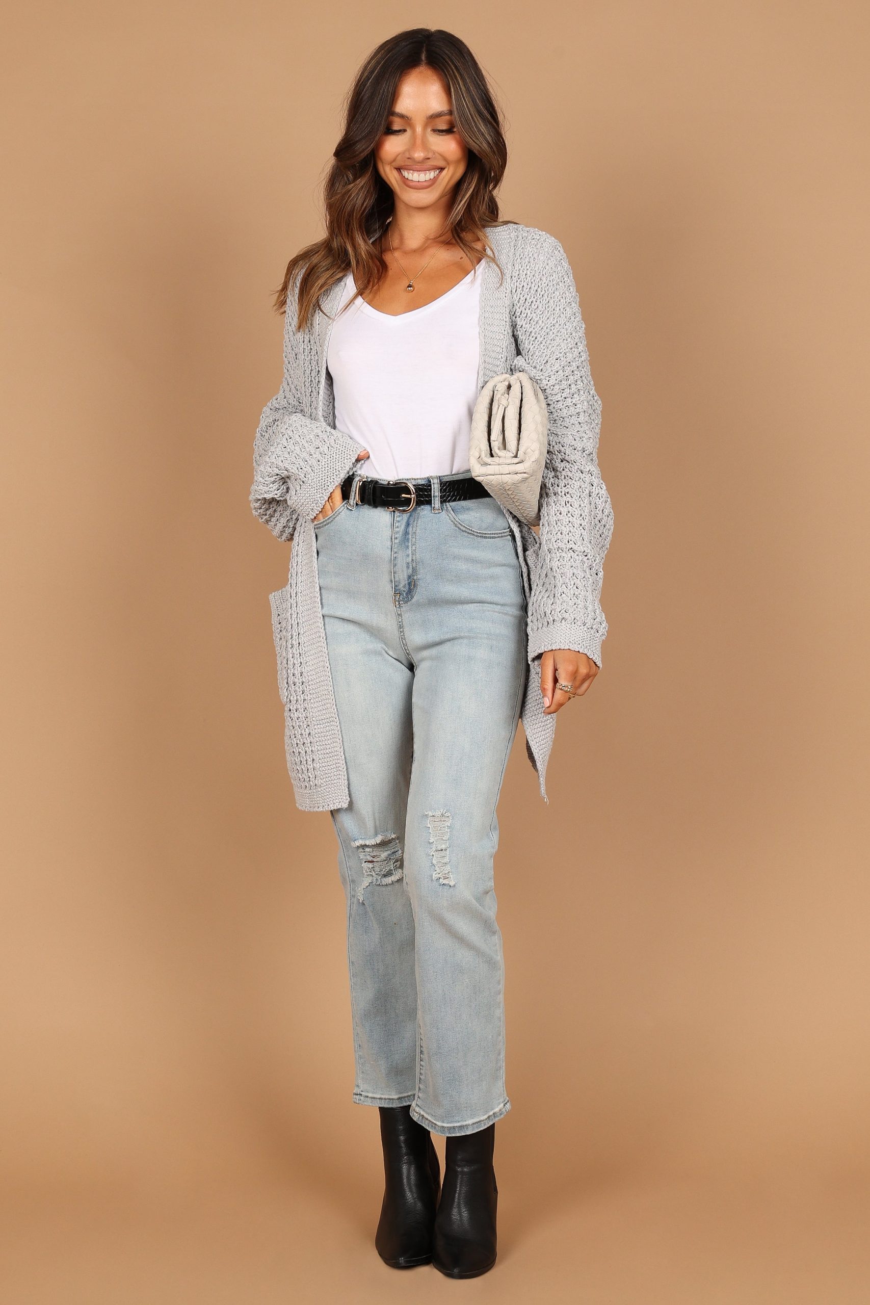 Leyonie Cardigan - Grey - Image 6