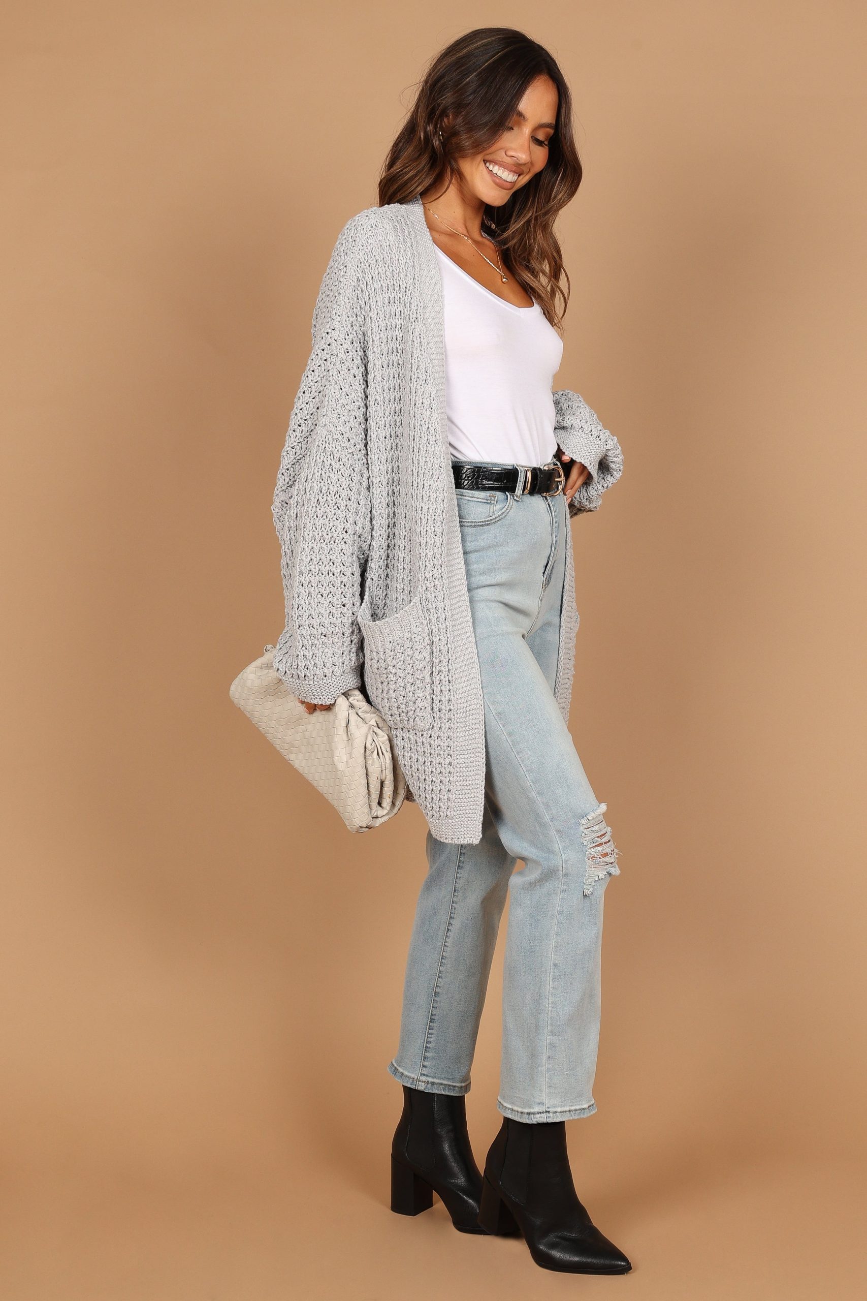 Leyonie Cardigan - Grey - Image 4