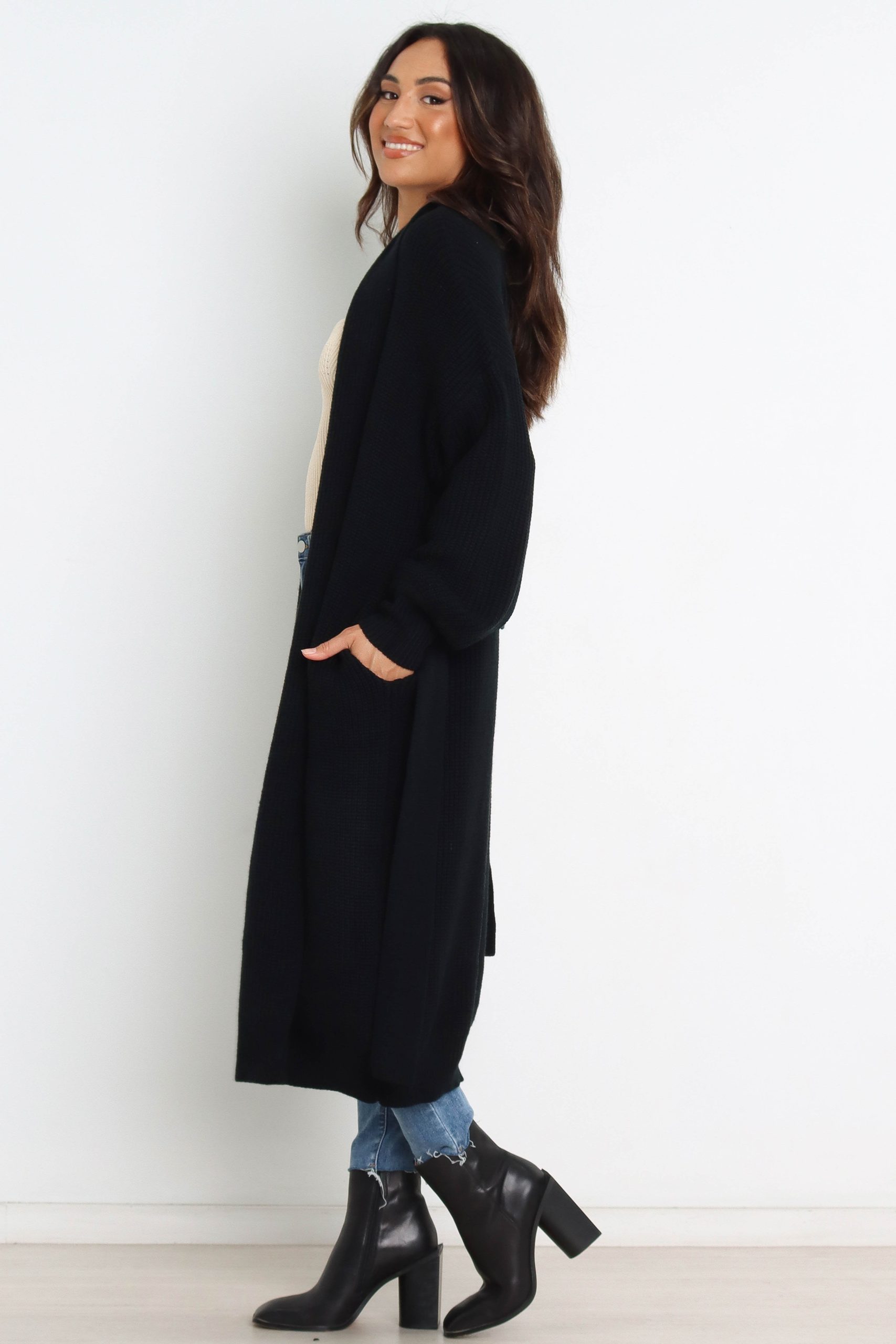 Lorrie Cardigan - Black - Image 7