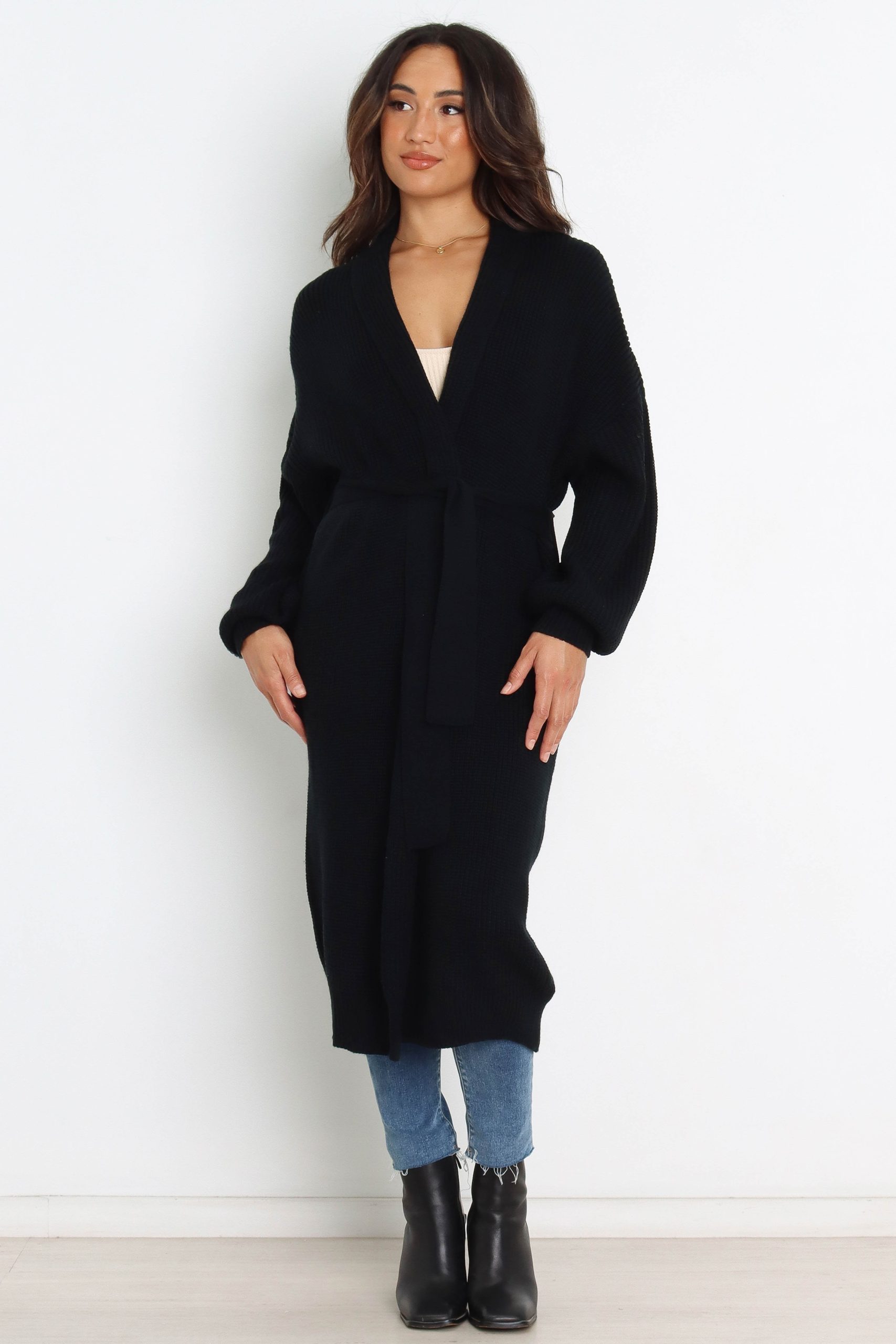 Lorrie Cardigan - Black - Image 6