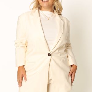 Noelle Oversized Blazer - Cream