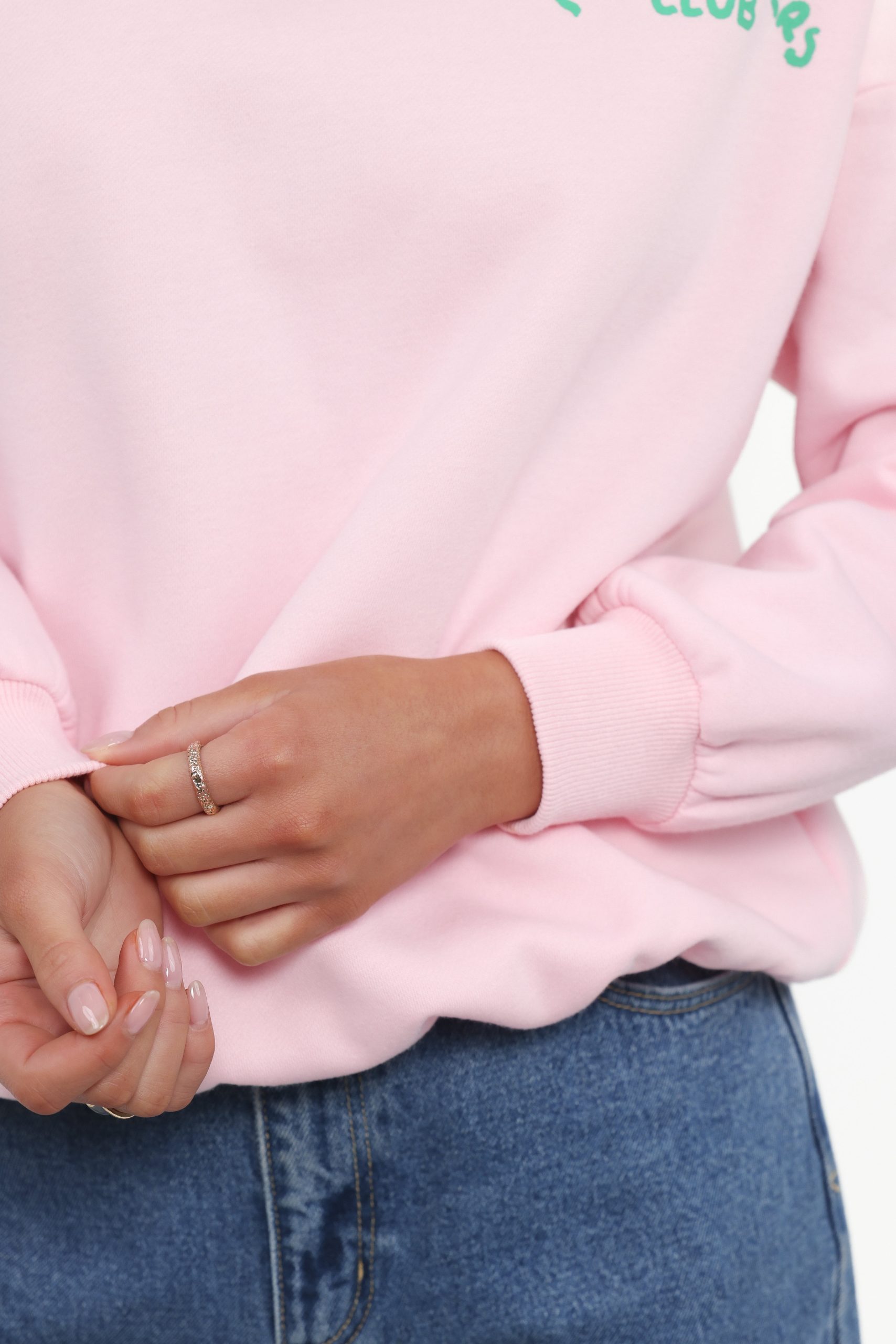 Pasta Lovers Club Graphic Sweater - Pink - Image 6