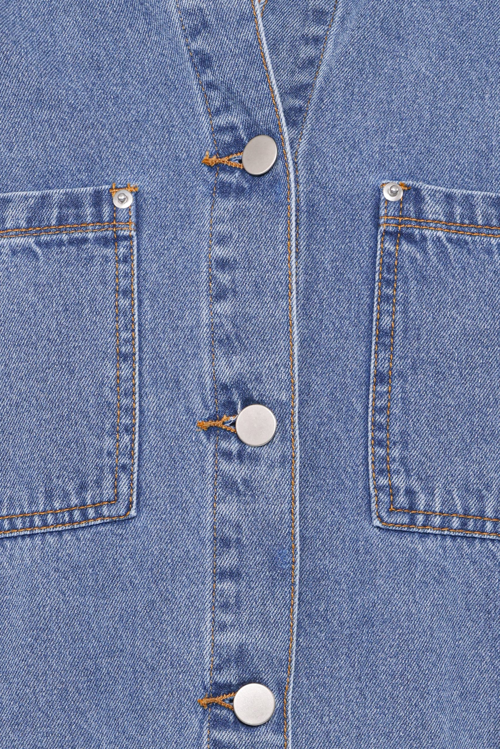 Remy Denim Utility Jacket - Medium Wash - Image 8