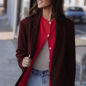 Rhodes Oversized Blazer - Espresso