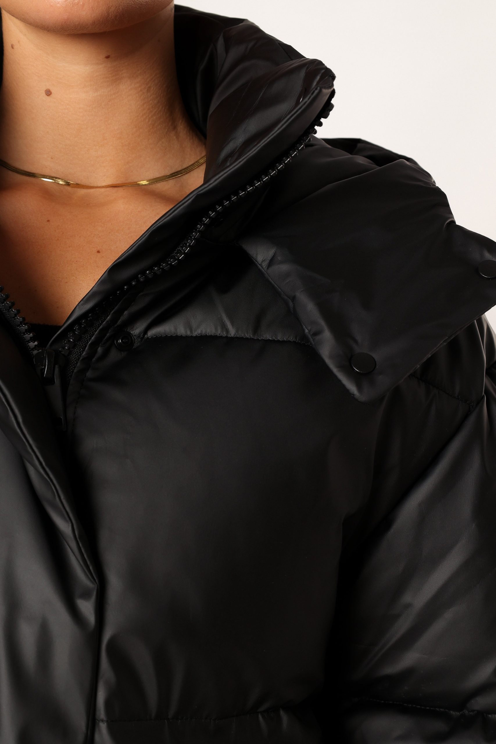 Tania Puffer Jacket - Black - Image 11