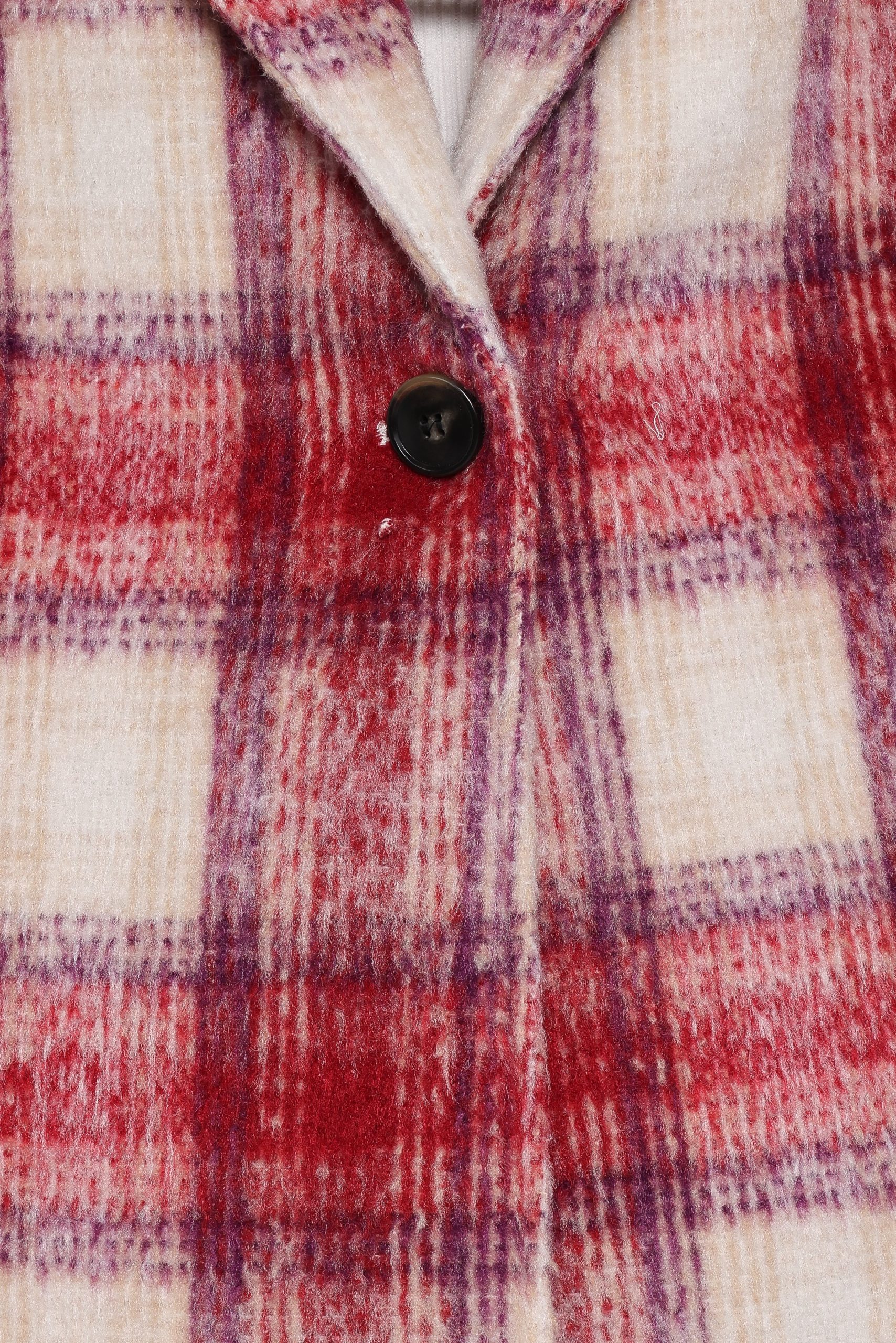 Travistine Long Plaid Coat - Pink - Image 8