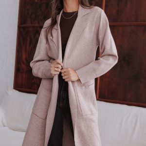 Venda Coatigan - Light Brown