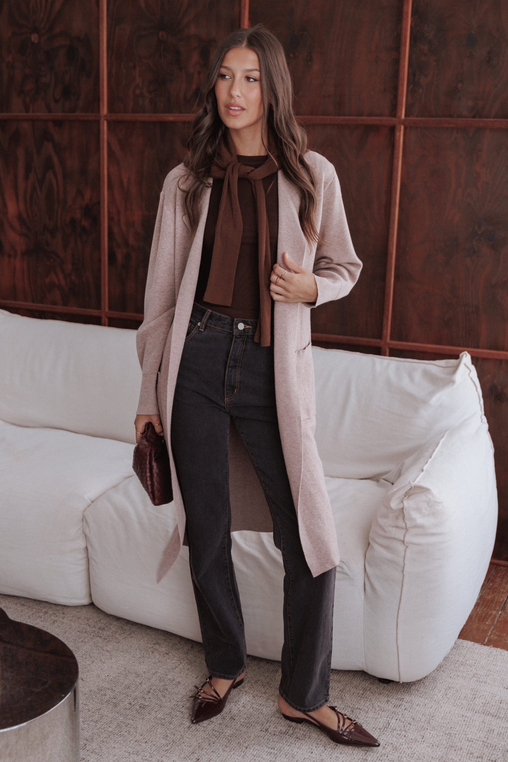 Venda Coatigan - Light Brown - Image 7
