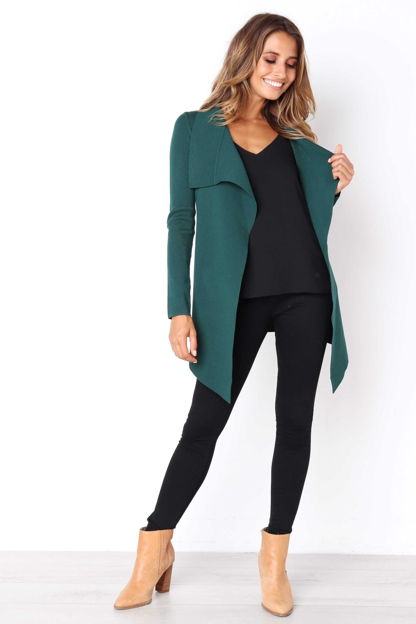 Zimmer Cardigan - Forest Green - Image 5