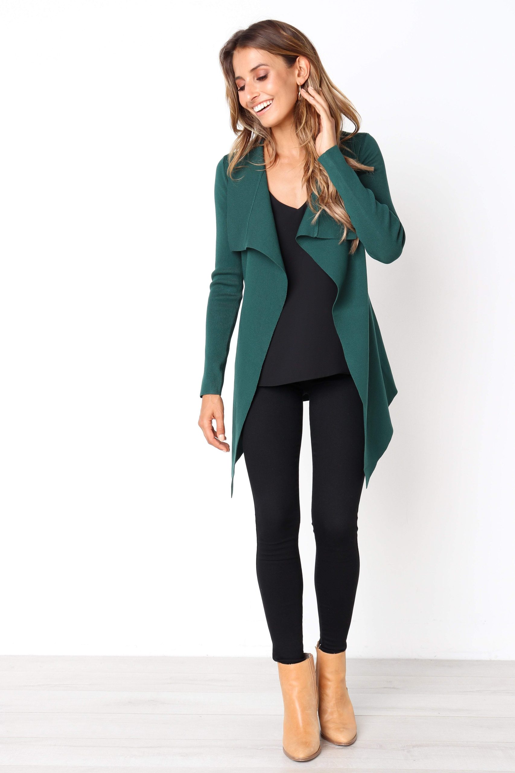 Zimmer Cardigan - Forest Green - Image 10