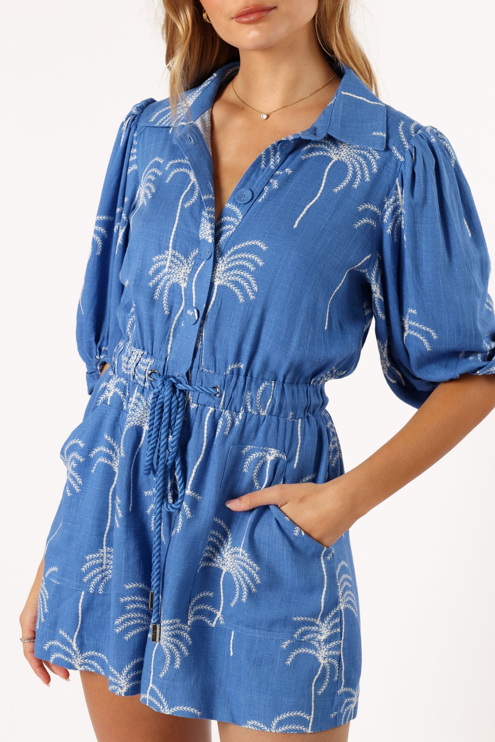 Gina Romper - Blue Print - Image 6
