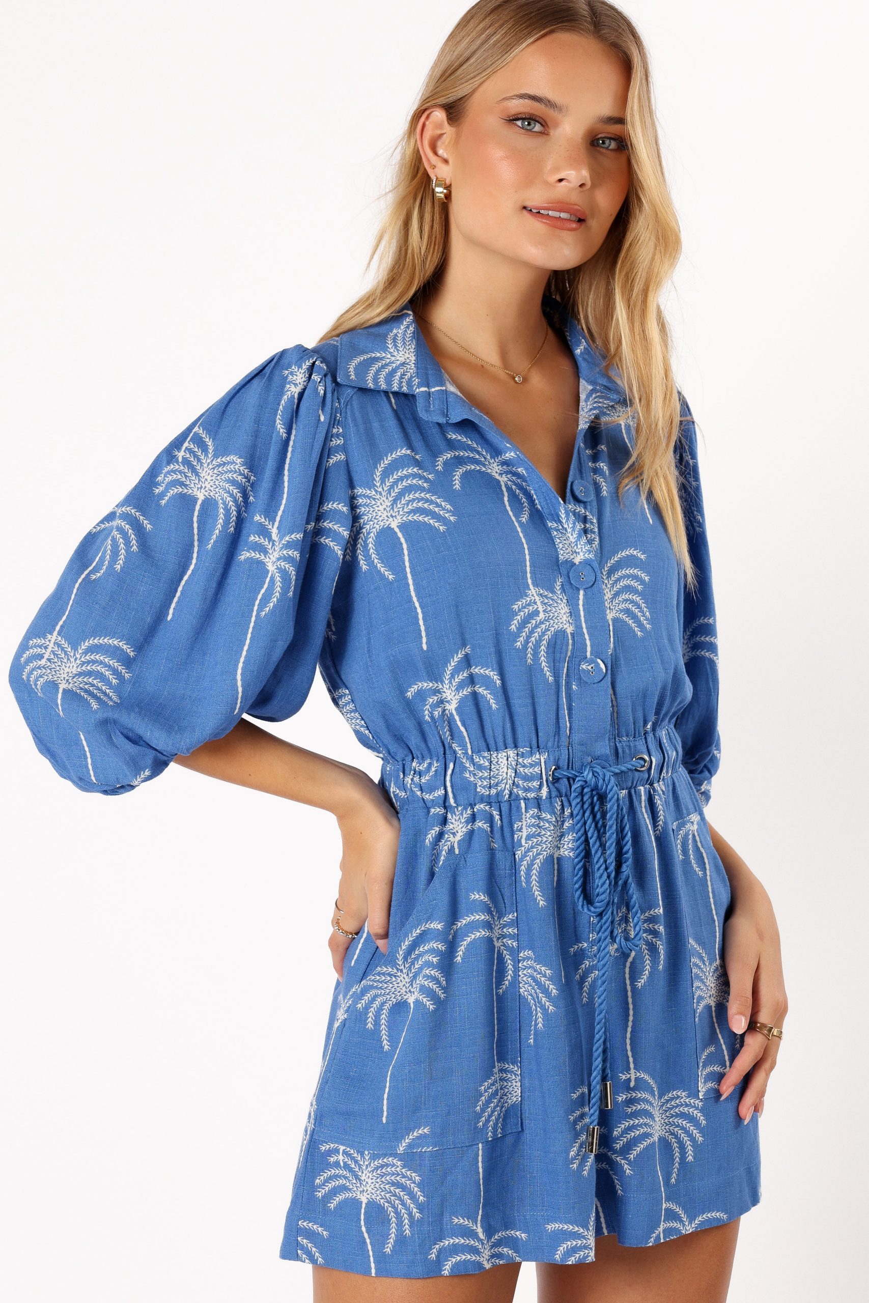 Gina Romper - Blue Print - Image 2